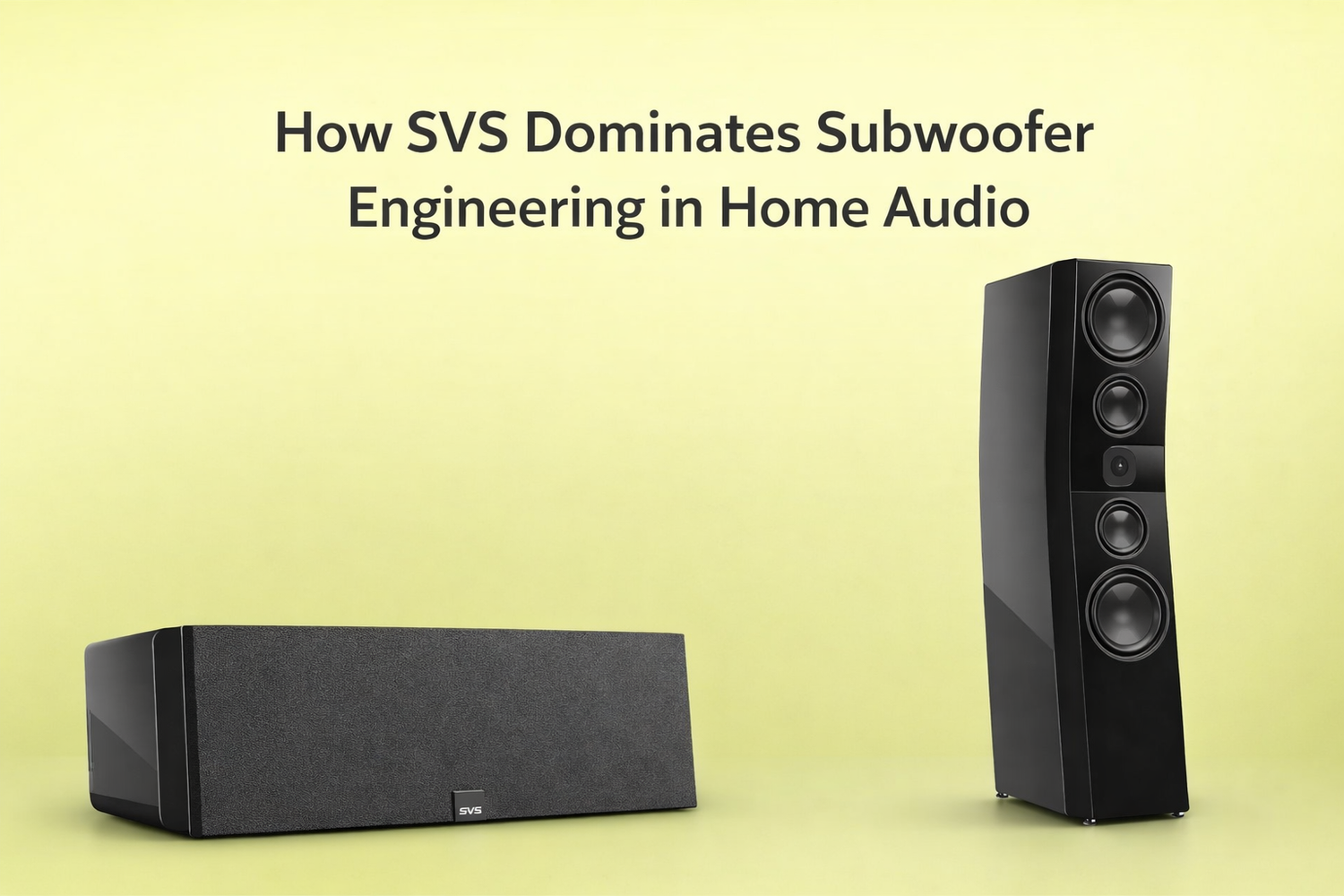 How SVS Dominates Subwoofer Engineering in Home Audio
