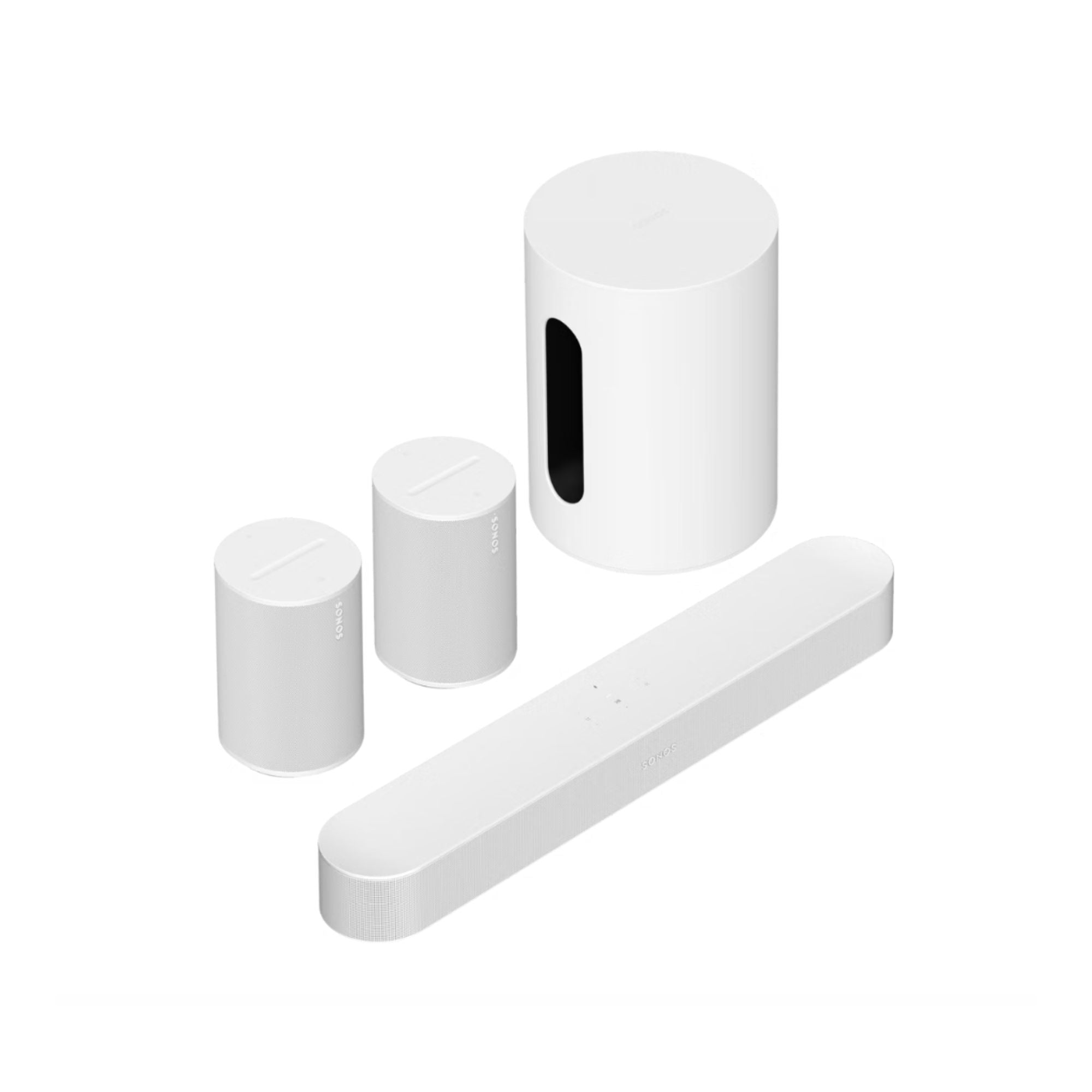 Sonos Immersive Set with Beam,Sub Mini and 2 x Era100, SONOS, Home Theatre Package - AVStore.in