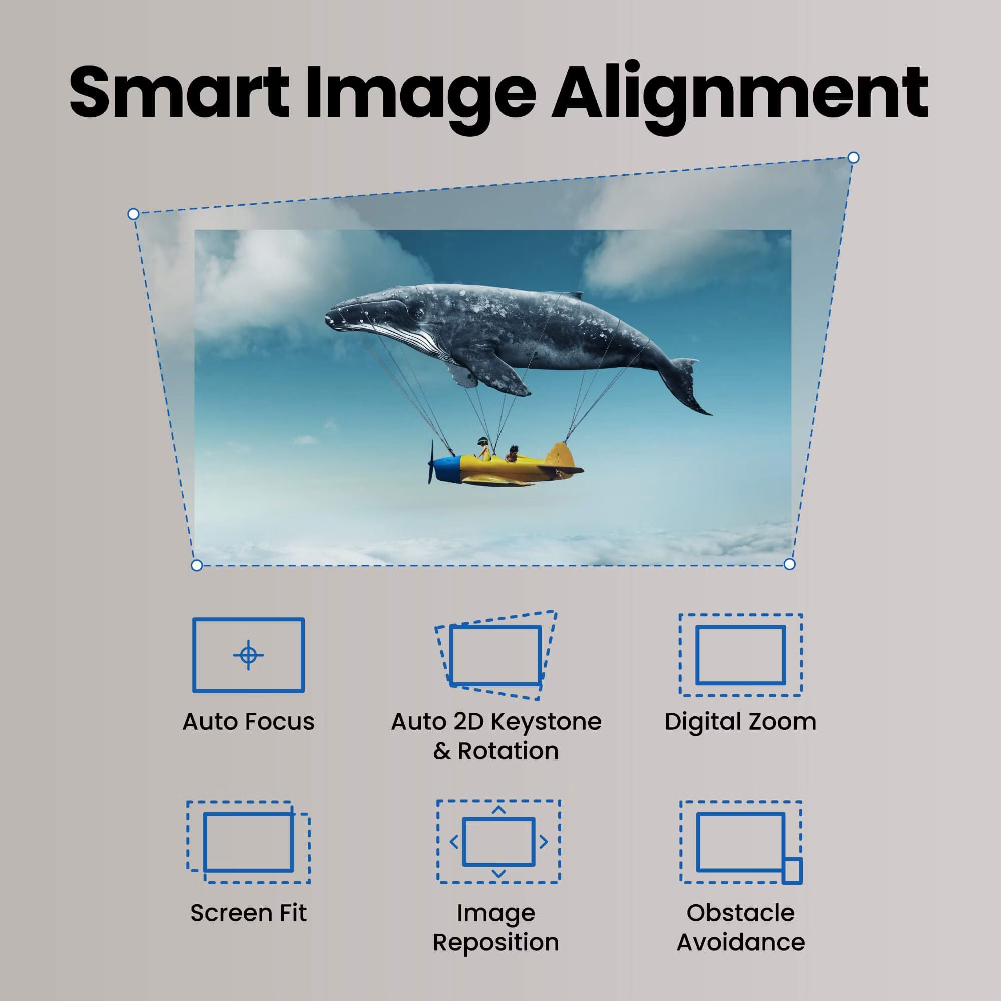 BenQ GP520 - 2600-Lumen UHD 4K Multi-LED DLP Smart Home Theater & Gaming Projector, BenQ, Projectors - AVStore.in