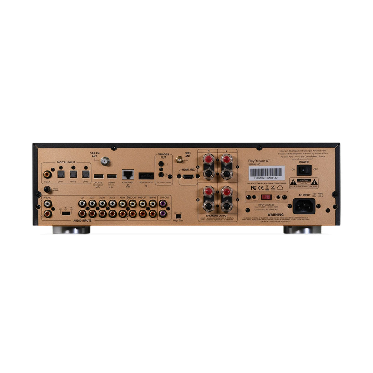 Advance Paris PlayStream A7 Streaming Integrated Amplifier