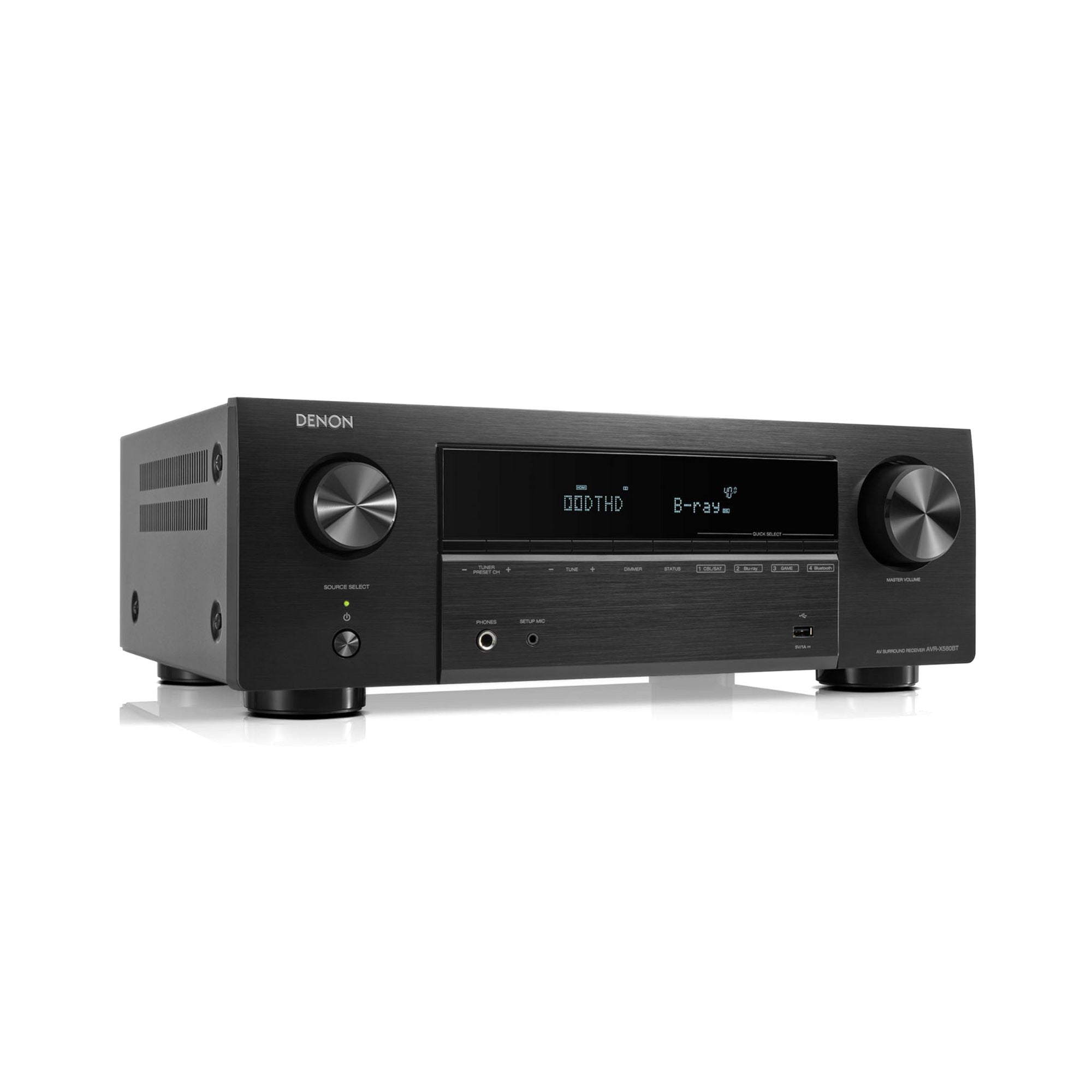 Denon AVR-X580BT - 5.2 Channel 8K & 3D Audio Experience AV Receiver, Denon, AV Receiver - AVStore.in