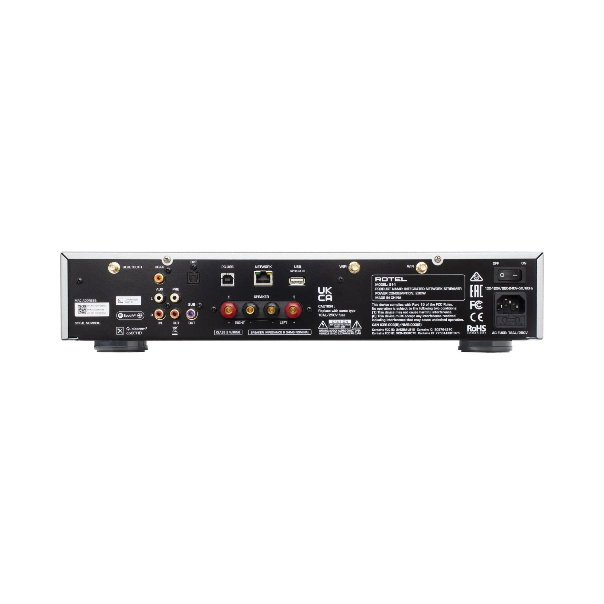 Rotel S14 Integrated Streaming Amplifier, Rotel, Integrated Amplifier - AVStore.in