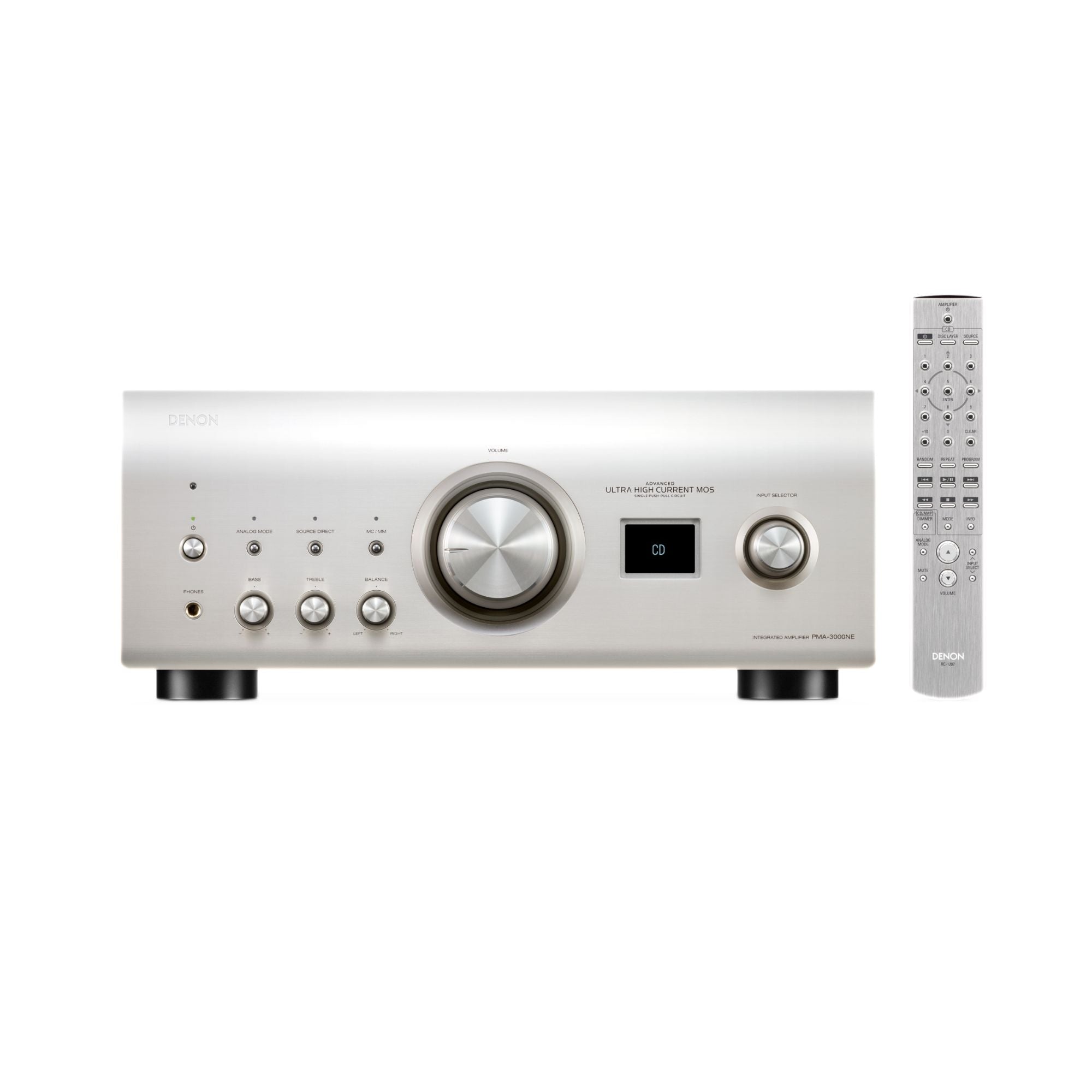 Denon PMA-3000NE 2 Ch. 80W Integrated Amplifier with MM/MC phono stage, Denon, Integrated Amplifier - AVStore.in
