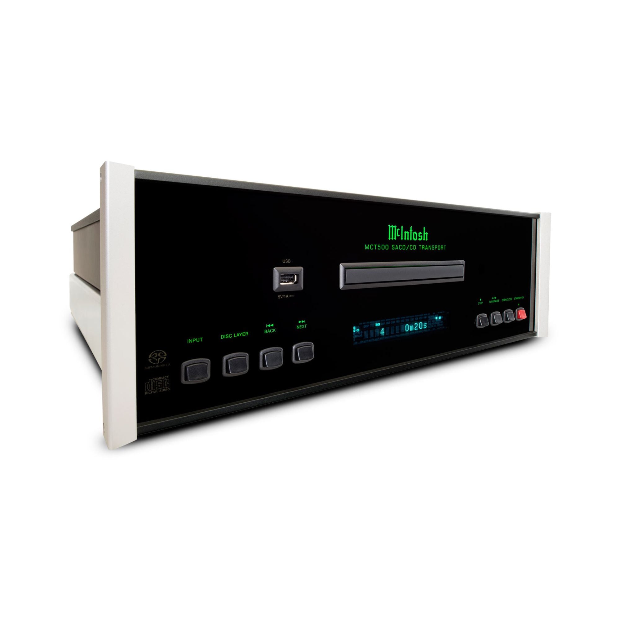 McIntosh Labs MCT500 - 2-Channel SACD/CD Transport, McIntosh Labs, CD Transport - AVStore.in