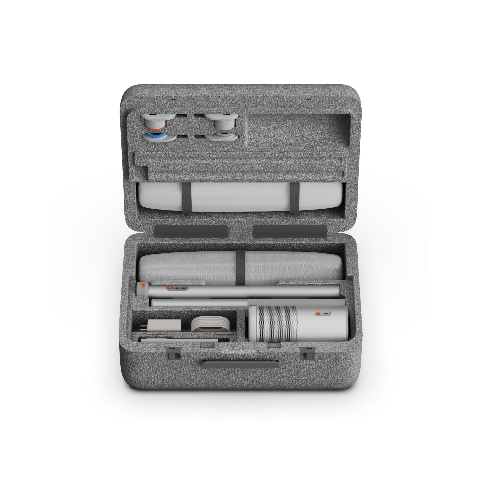 MoGo 4 Laser Outdoor Collection Travel-Friendly Outdoor Projector Kit with Stand and Screen