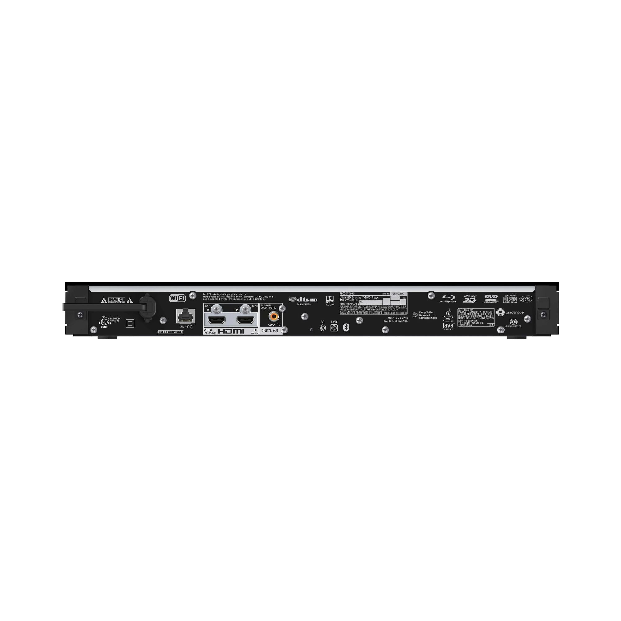 Sony UBP-X800 4K Bluray Player – MARK 2 (American - Region A only)