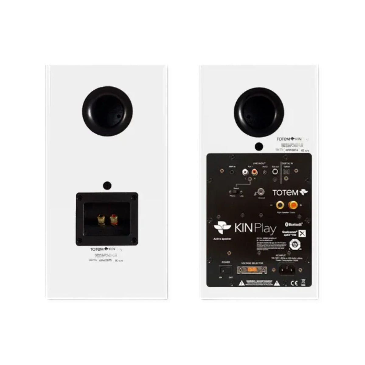 Totem Acoustic KIN PLAY Bluetooth Powered Bookshelf Speaker - Pair