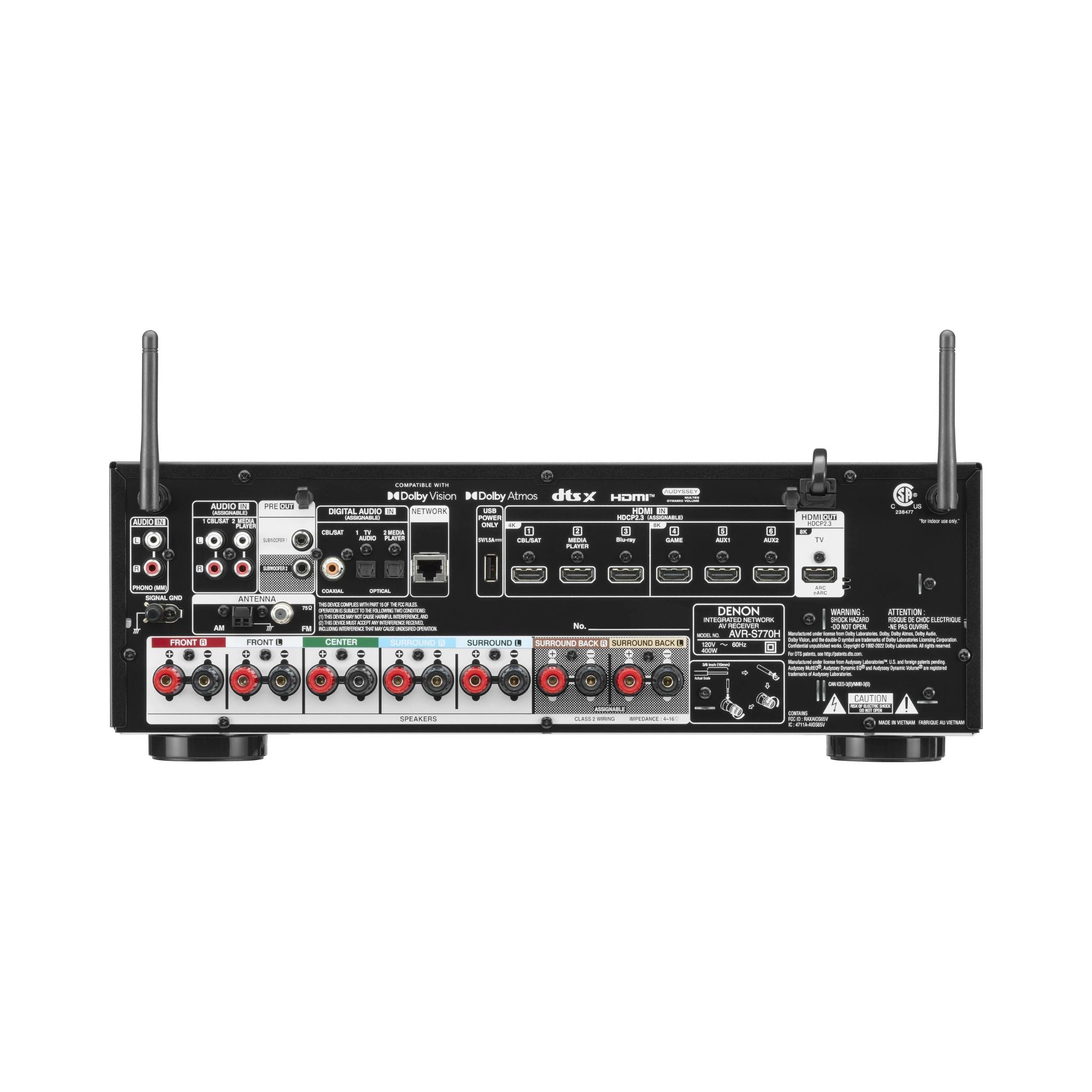 Denon AVR-S770H 7.2-Channel Network A/V Receiver, Denon, AV Receiver - AVStore.in