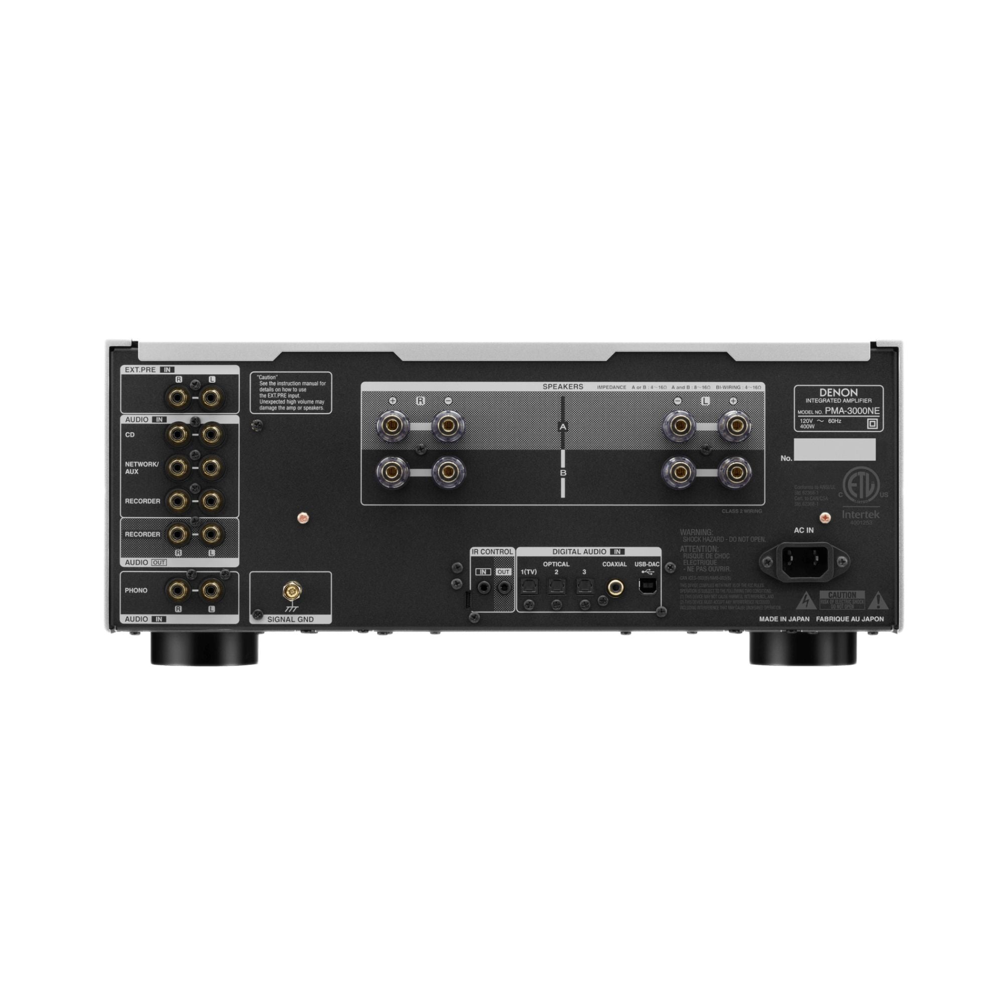 Denon PMA-3000NE 2 Ch. 80W Integrated Amplifier with MM/MC phono stage, Denon, Integrated Amplifier - AVStore.in