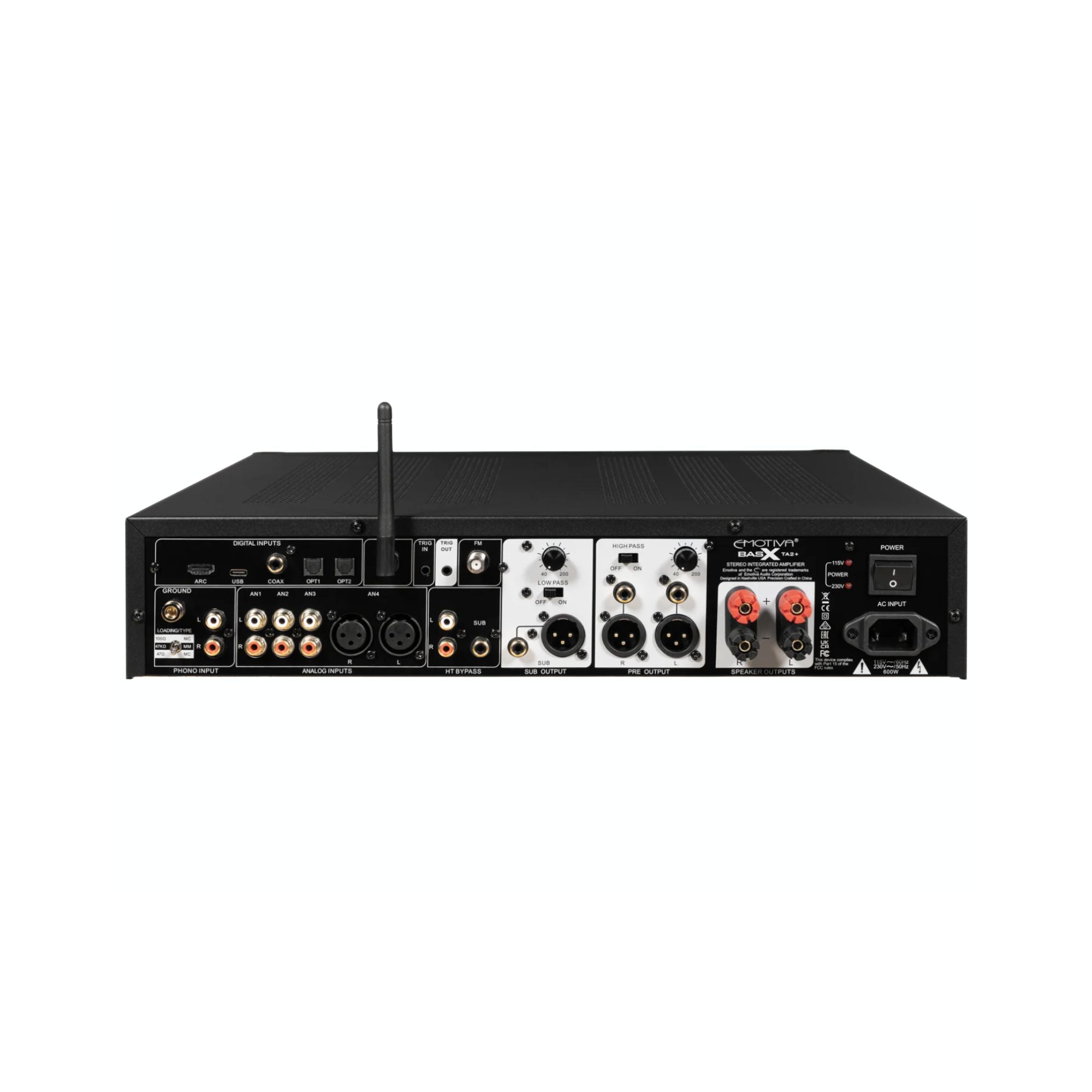 Emotiva BasX TA2 Plus Stereo Integrated Amplifier, Emotiva, Power Amplifier - AVStore.in