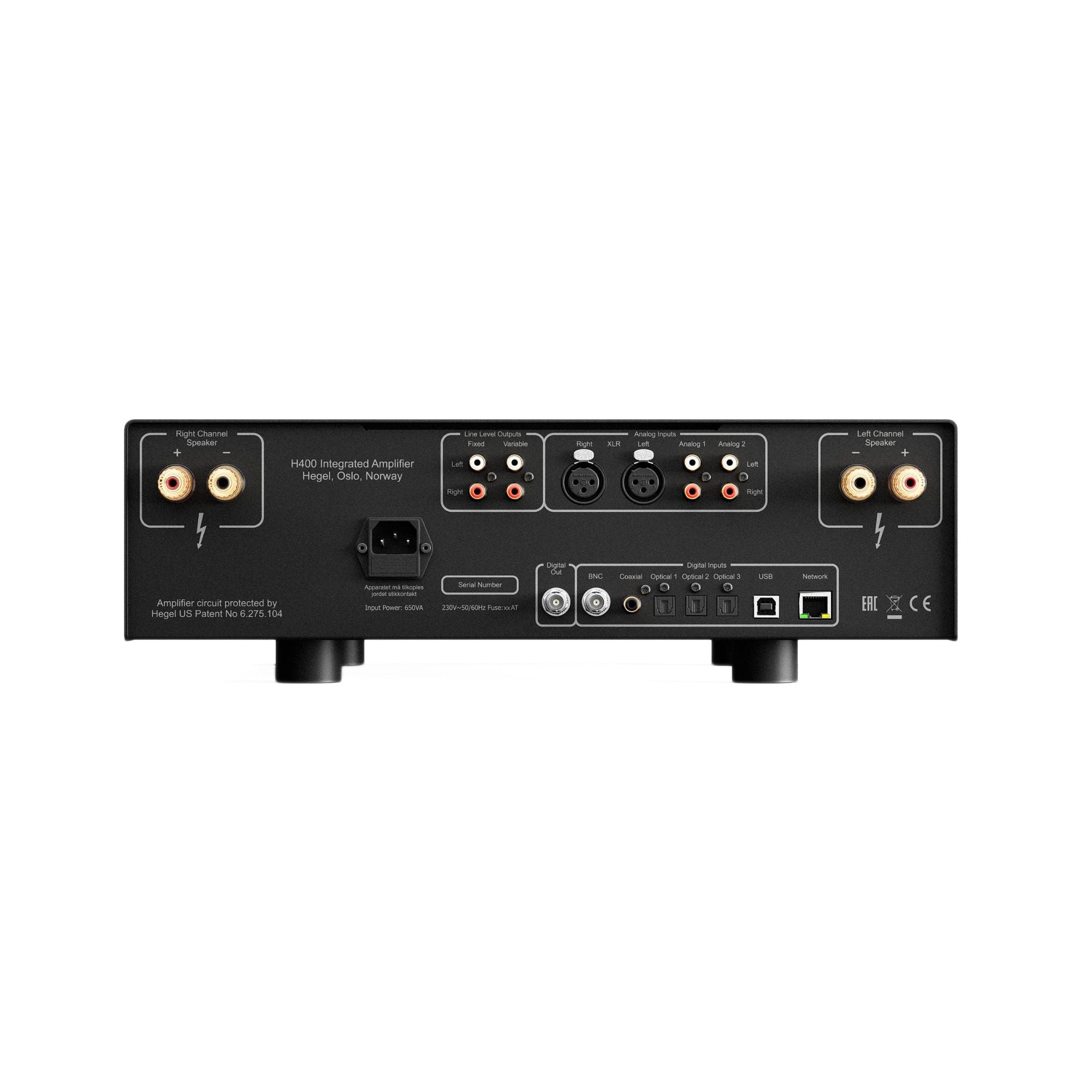 Hegel H400 Integrated Amplifier, Hegel, Integrated Amplifier - AVStore.in