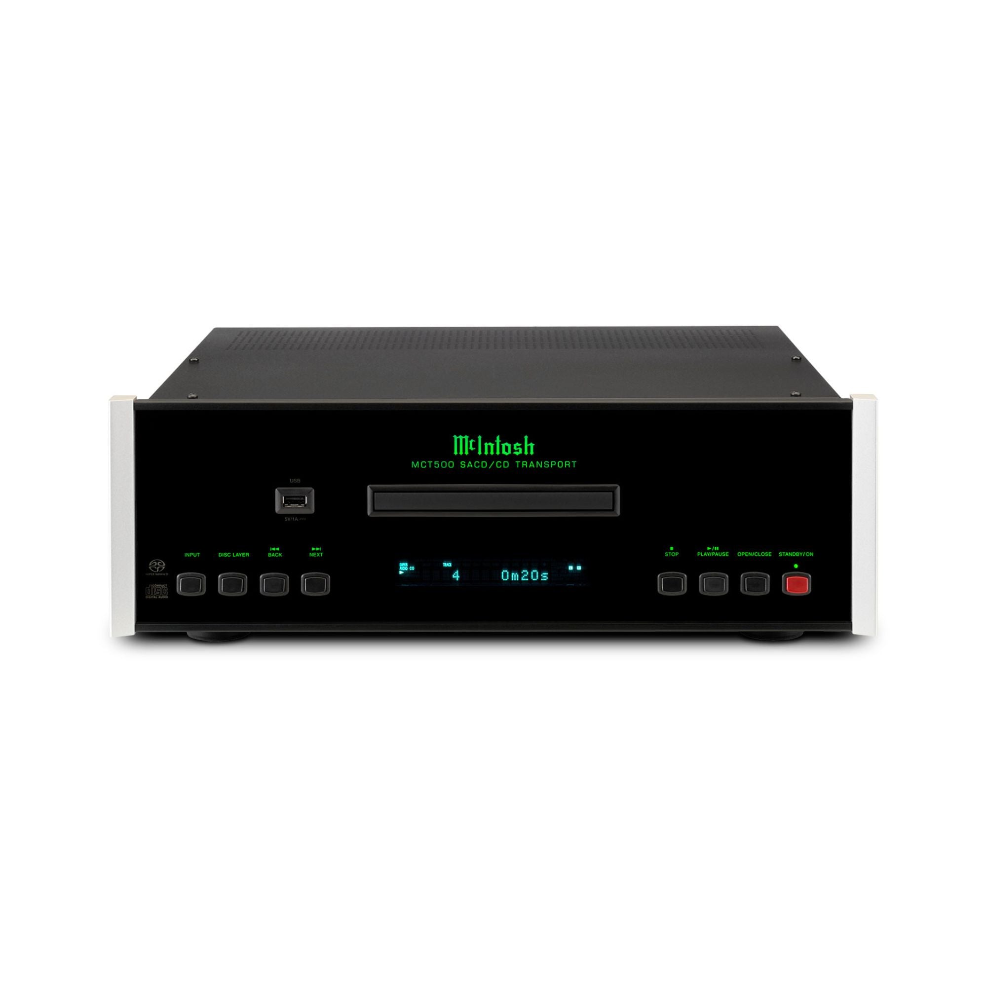 McIntosh Labs MCT500 - 2-Channel SACD/CD Transport, McIntosh Labs, CD Transport - AVStore.in