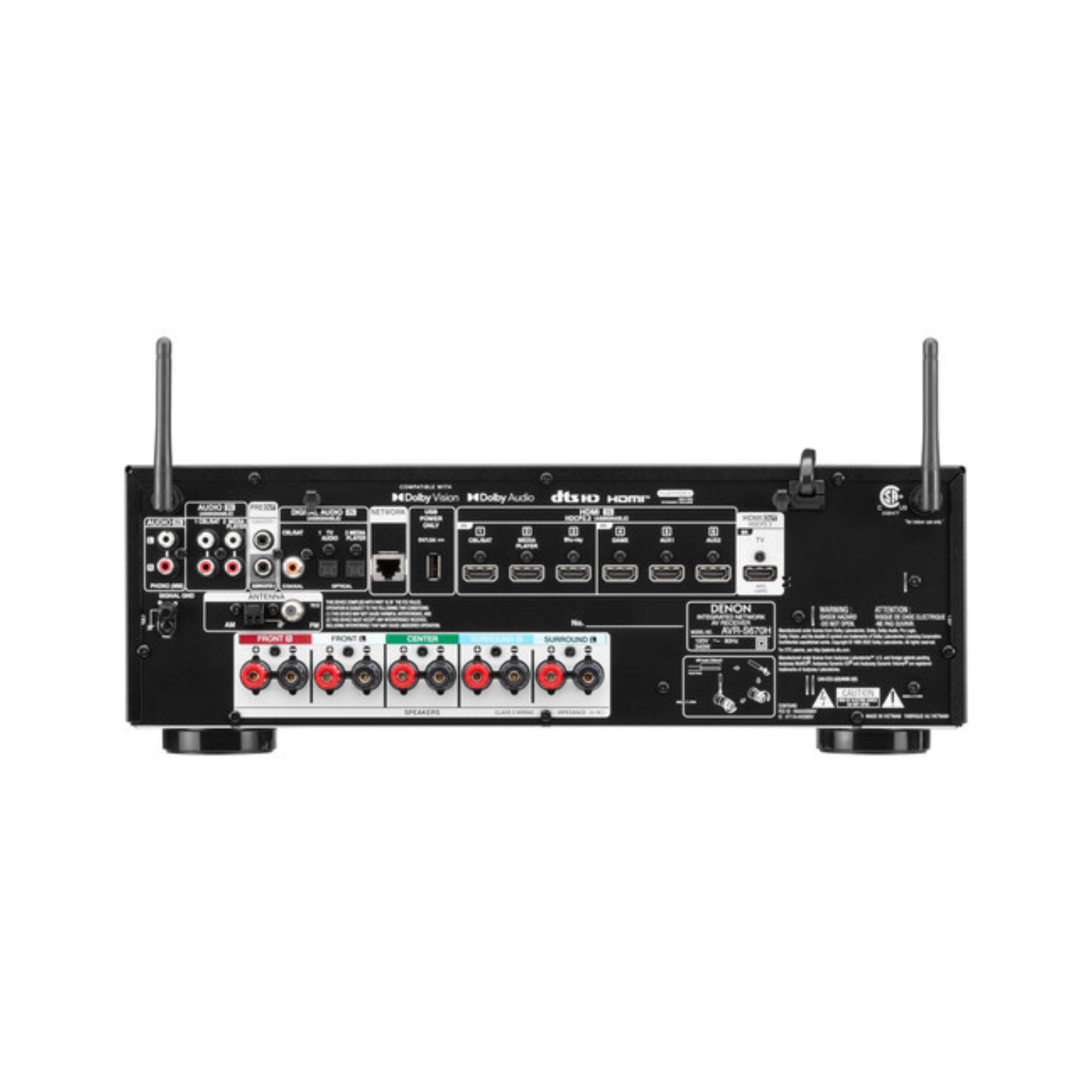 Denon S-Series AVR-S670H 5.2-Channel Network A/V Receiver, Denon, AV Receiver - AVStore.in