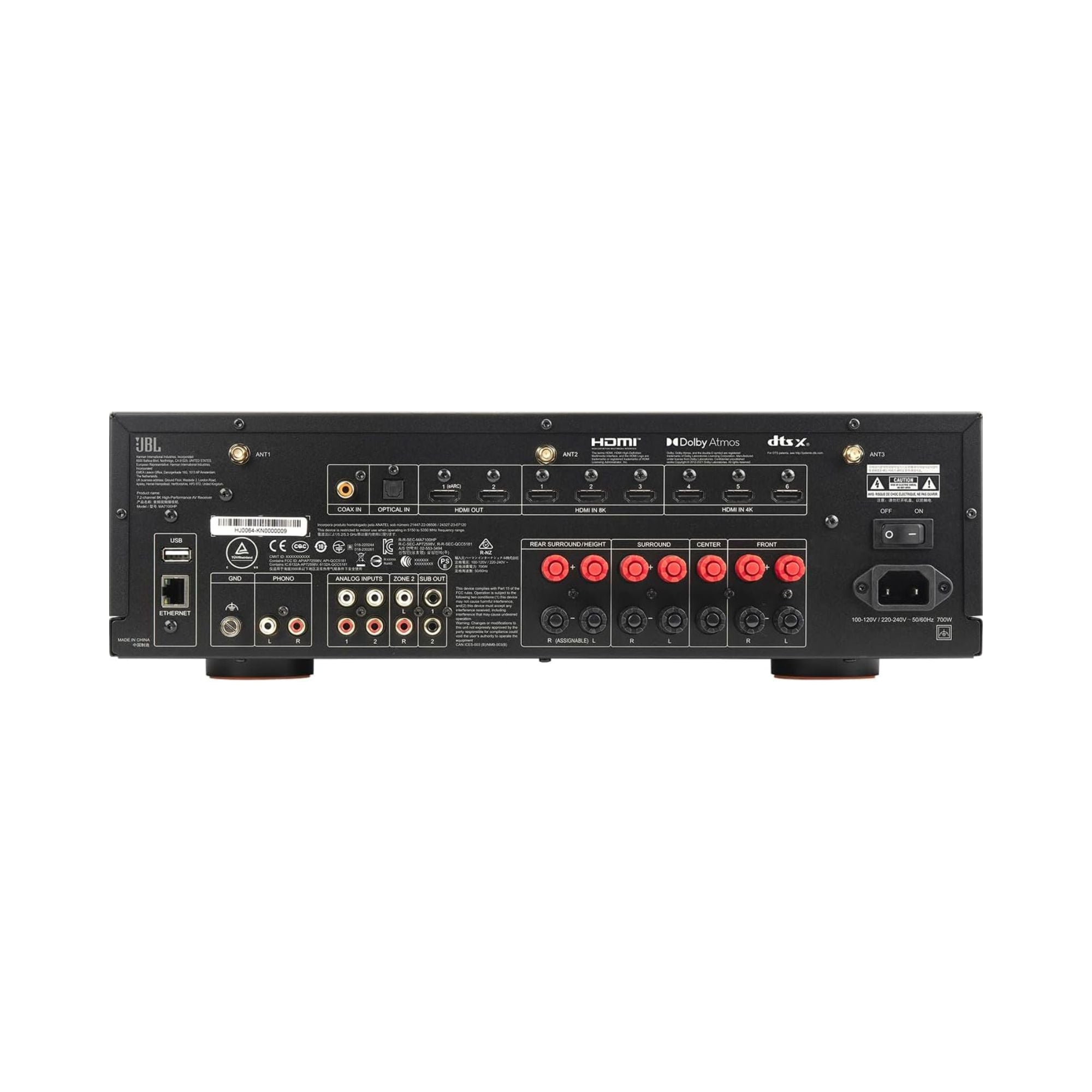 JBL MA7100HP - 7.2 Channel 8K AV Receiver
