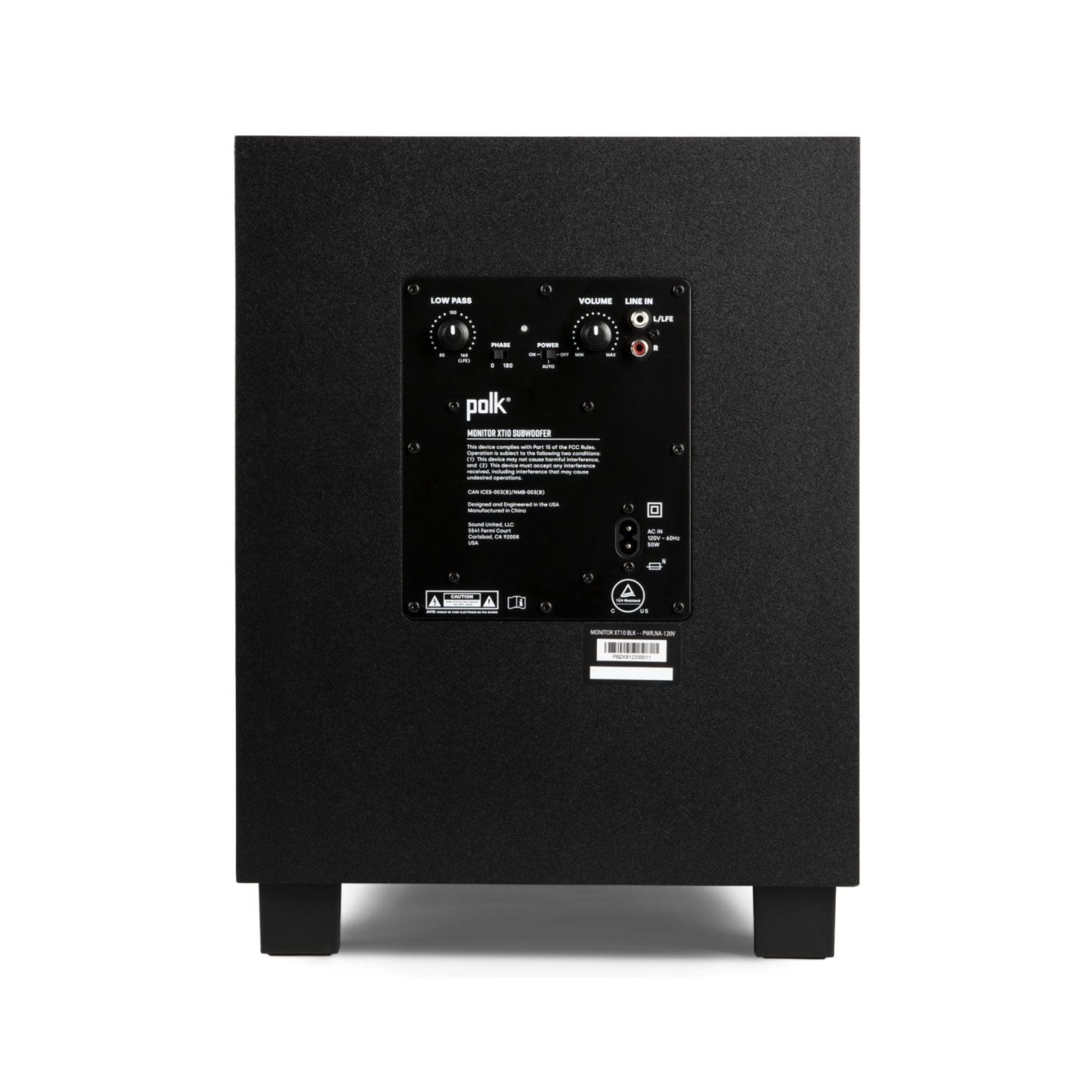 Polk Audio Monitor XT10 - 10 Inches Powered Subwoofer, Polk Audio, Subwoofer - AVStore.in
