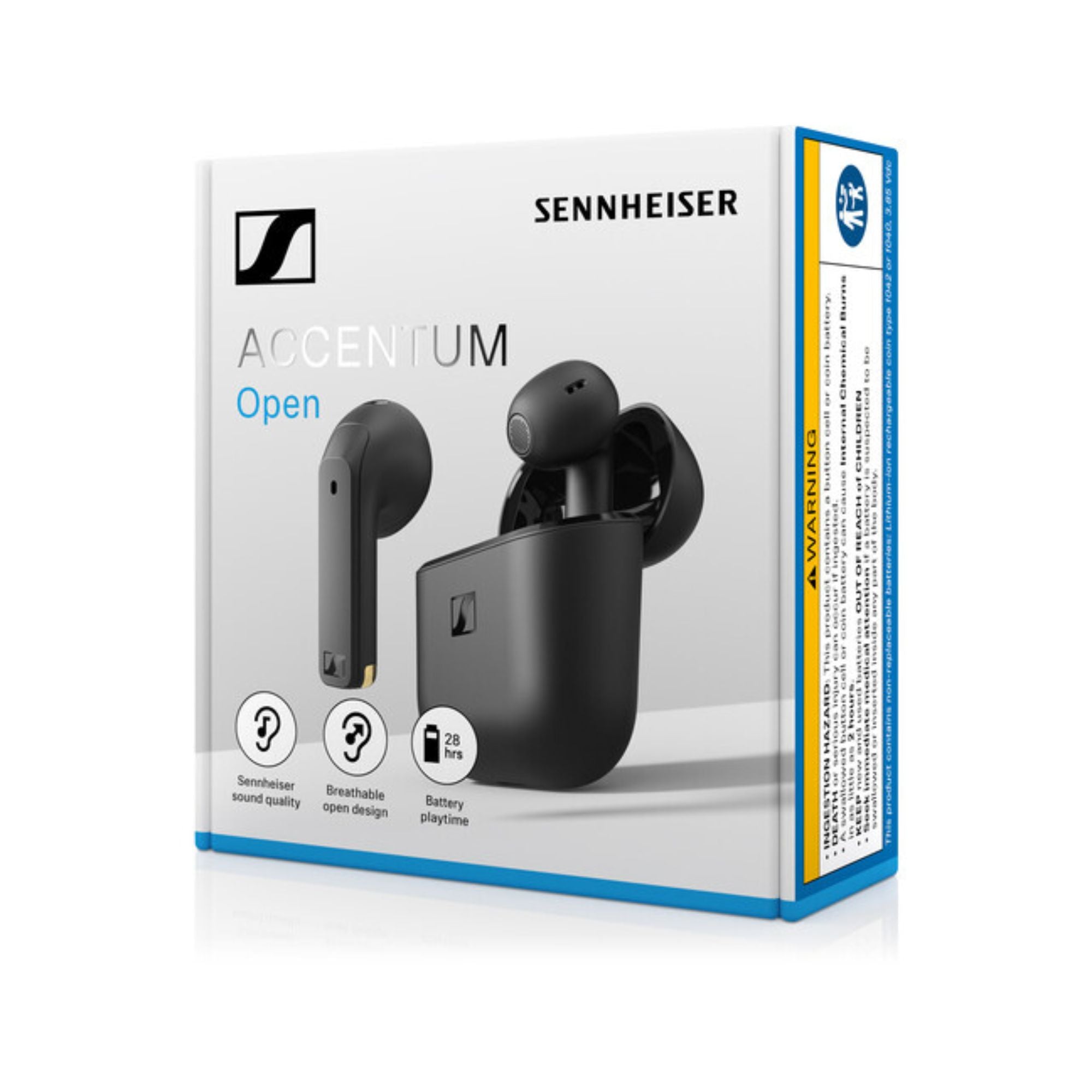 Sennheiser Accentum Open True Wireless Open-Ear Earbuds, Sennheiser, Headphones - AVStore.in