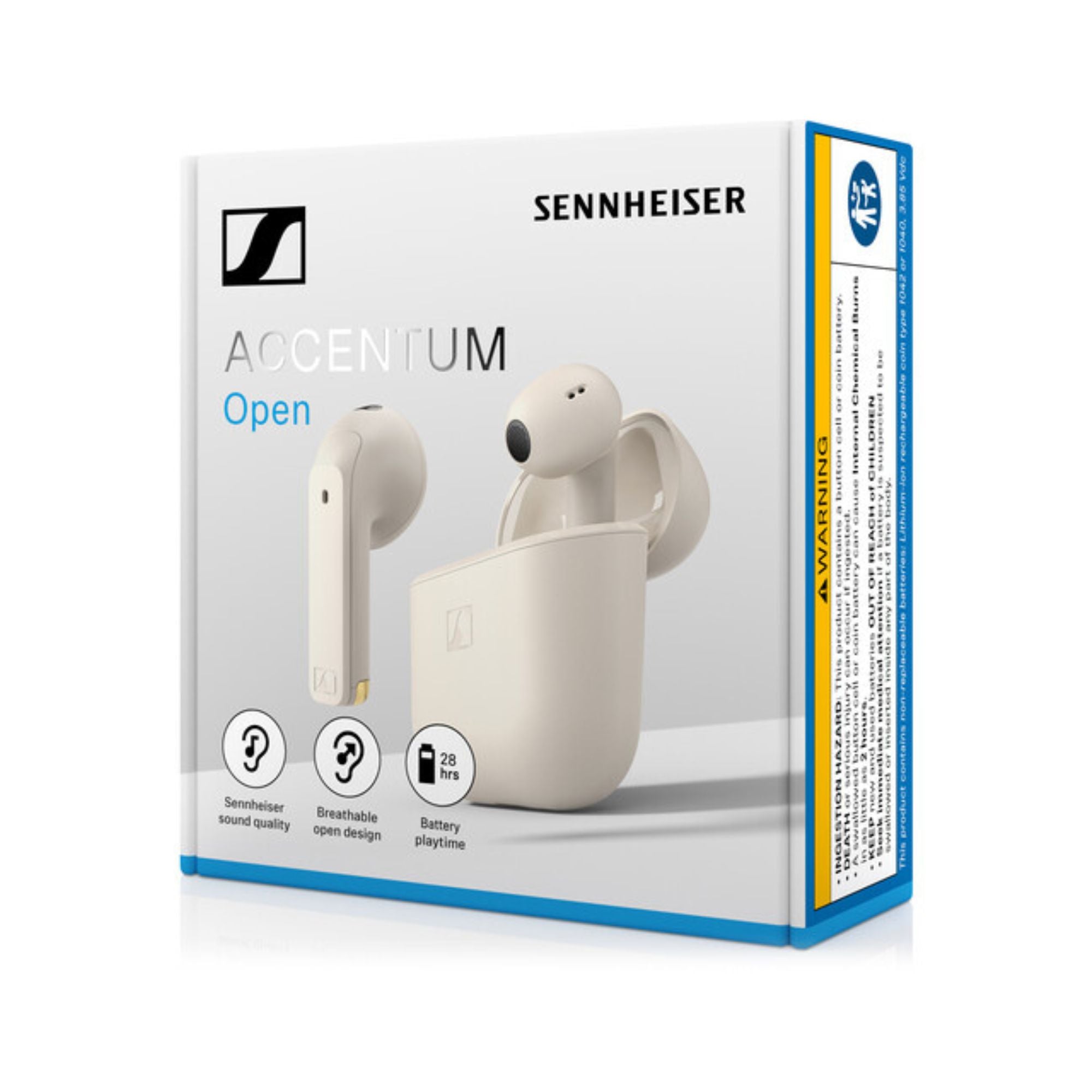 Sennheiser Accentum Open True Wireless Open-Ear Earbuds, Sennheiser, Headphones - AVStore.in