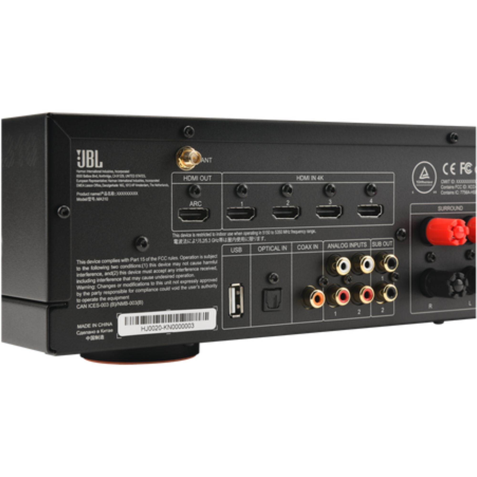 JBL MA310 - 5.2-Channel Home Theater Receiver With Bluetooth