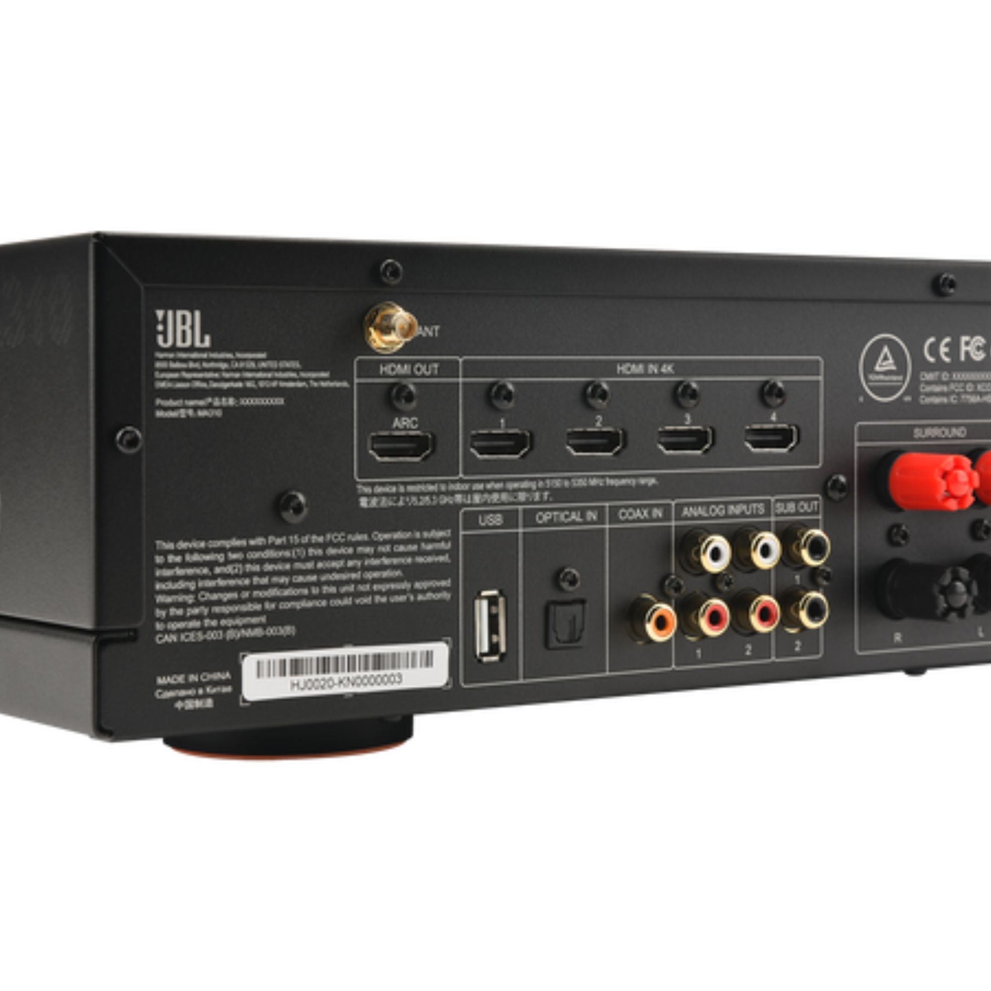 JBL MA310 - 5.2-Channel Home Theater Receiver With Bluetooth