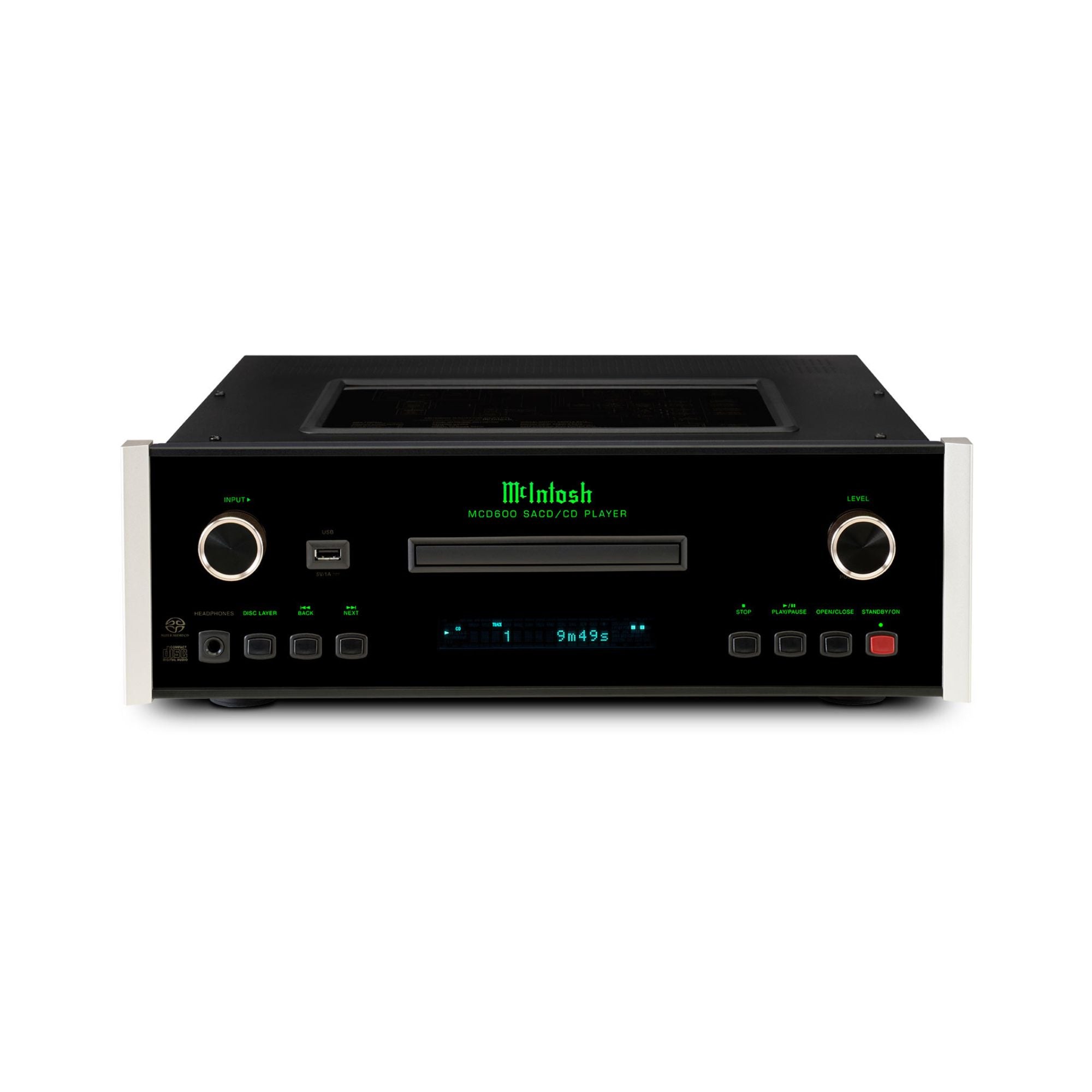 McIntosh Labs MCD600 - 2-Channel SACD/CD Player, McIntosh Labs, Network SACD Player - AVStore.in