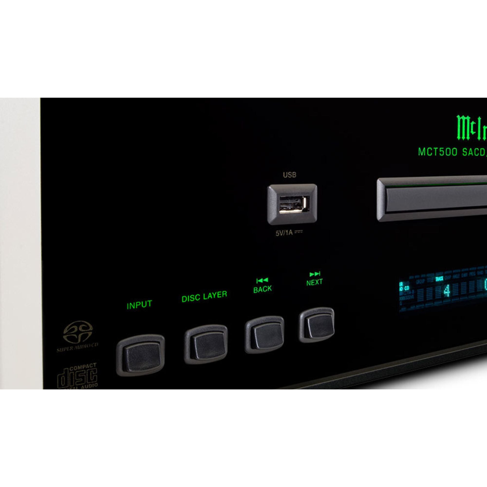 McIntosh Labs MCT500 - 2-Channel SACD/CD Transport, McIntosh Labs, CD Transport - AVStore.in