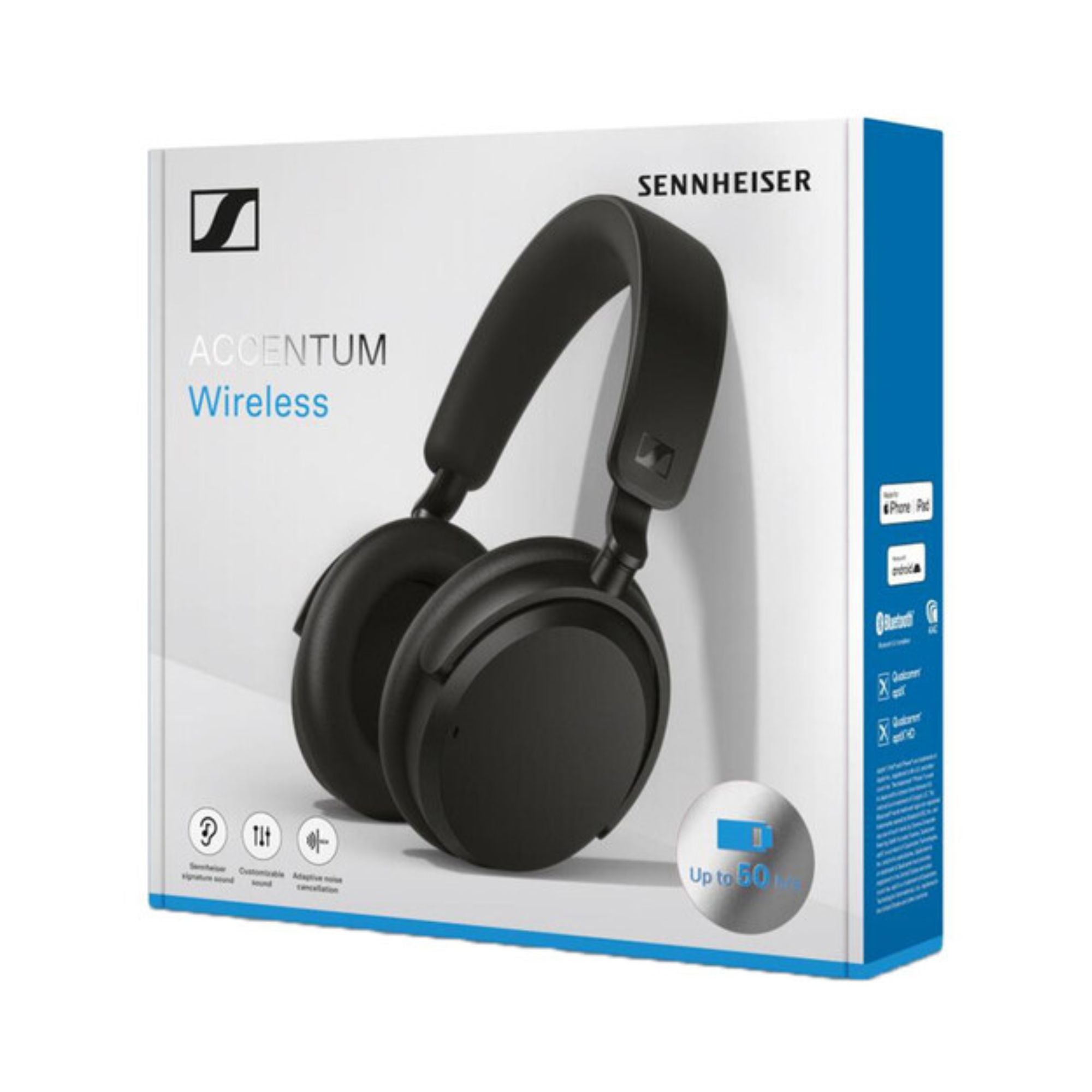 Sennheiser ACCENTUM Over-Ear Wireless Headphones, Sennheiser, Wireless Headphones - AVStore.in