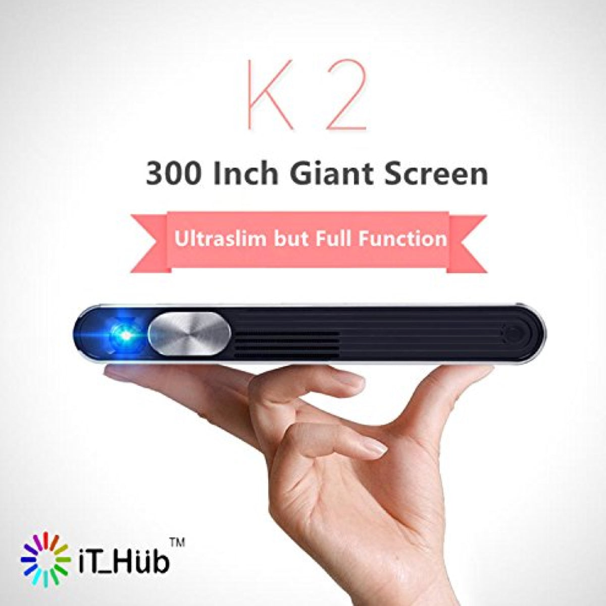 iT Hub K2 Smart Edge Mini Projector - AVStore