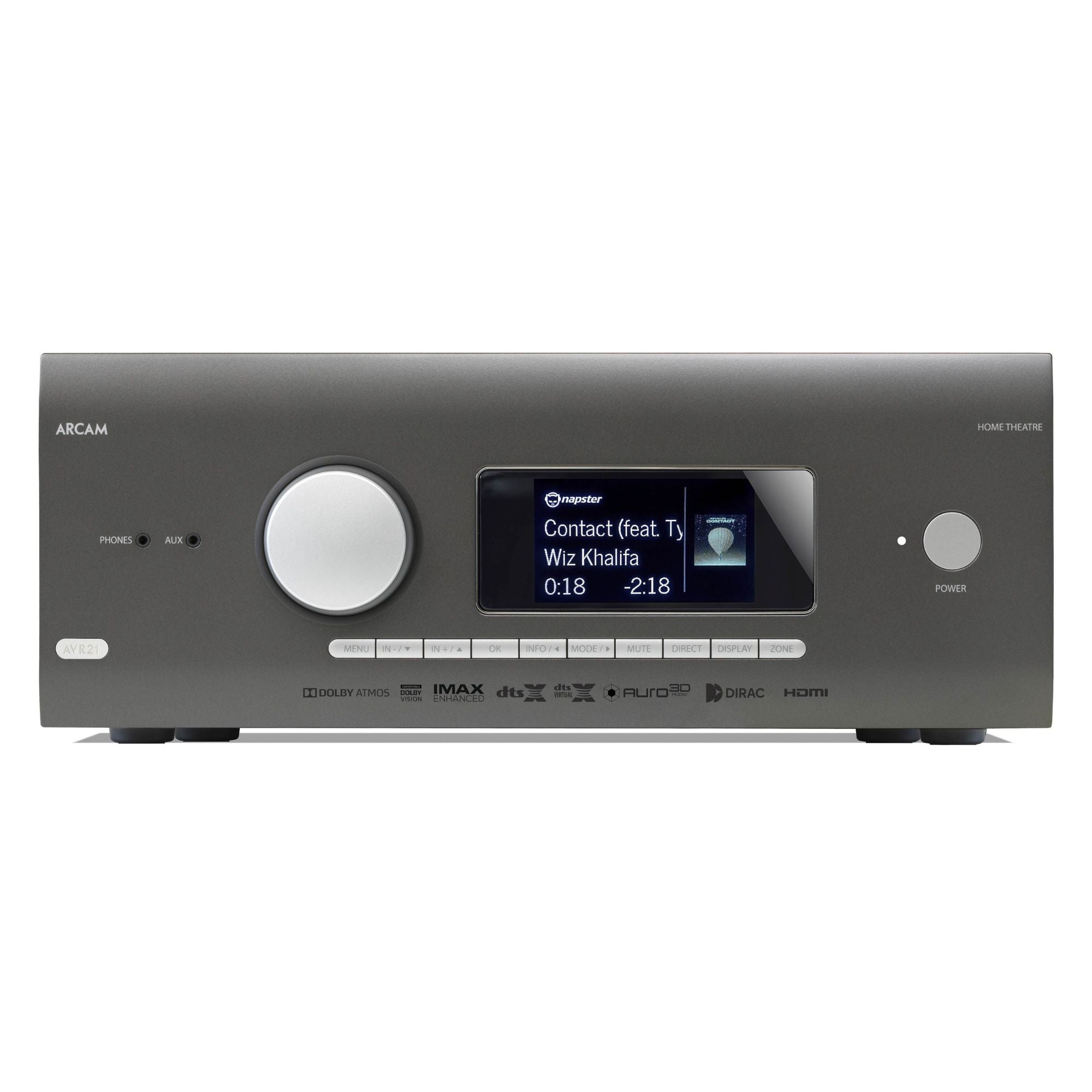 Arcam AVR21- HDMI 2.1 High Power Class AB 7.2 Channel AV Receiver - AVStore