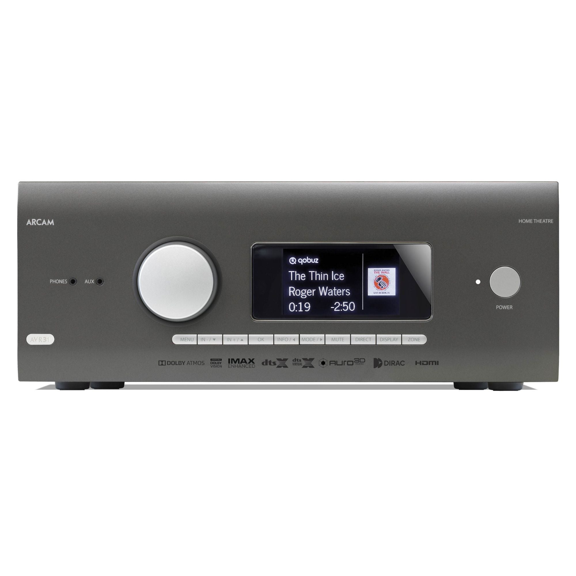 Arcam AVR31 - 7.2 Channel HDMI 2.1 Class G AV Receiver - AVStore