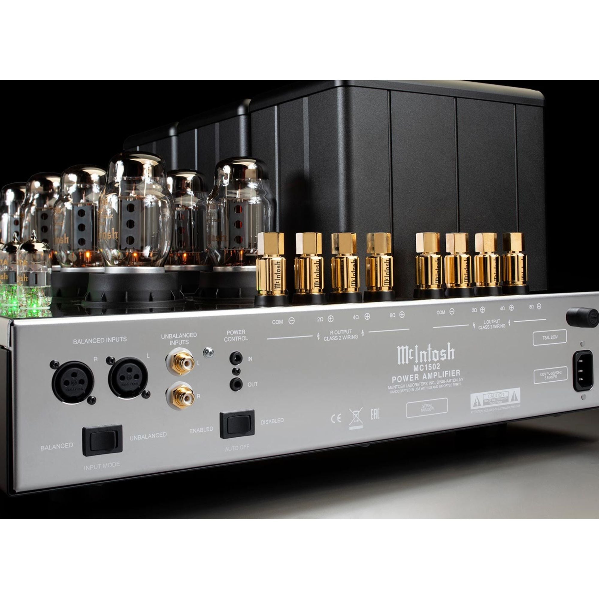 McIntosh Labs MC1502 - 2 Channel Vacuum Tube Power Amplifier - AVStore
