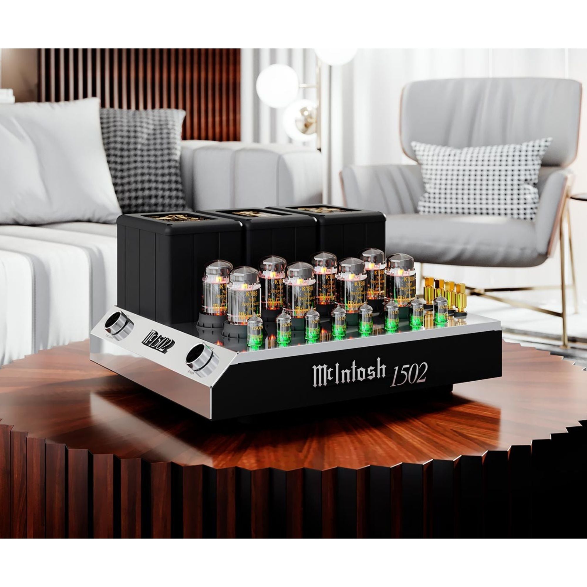 McIntosh Labs MC1502 - 2 Channel Vacuum Tube Power Amplifier - AVStore