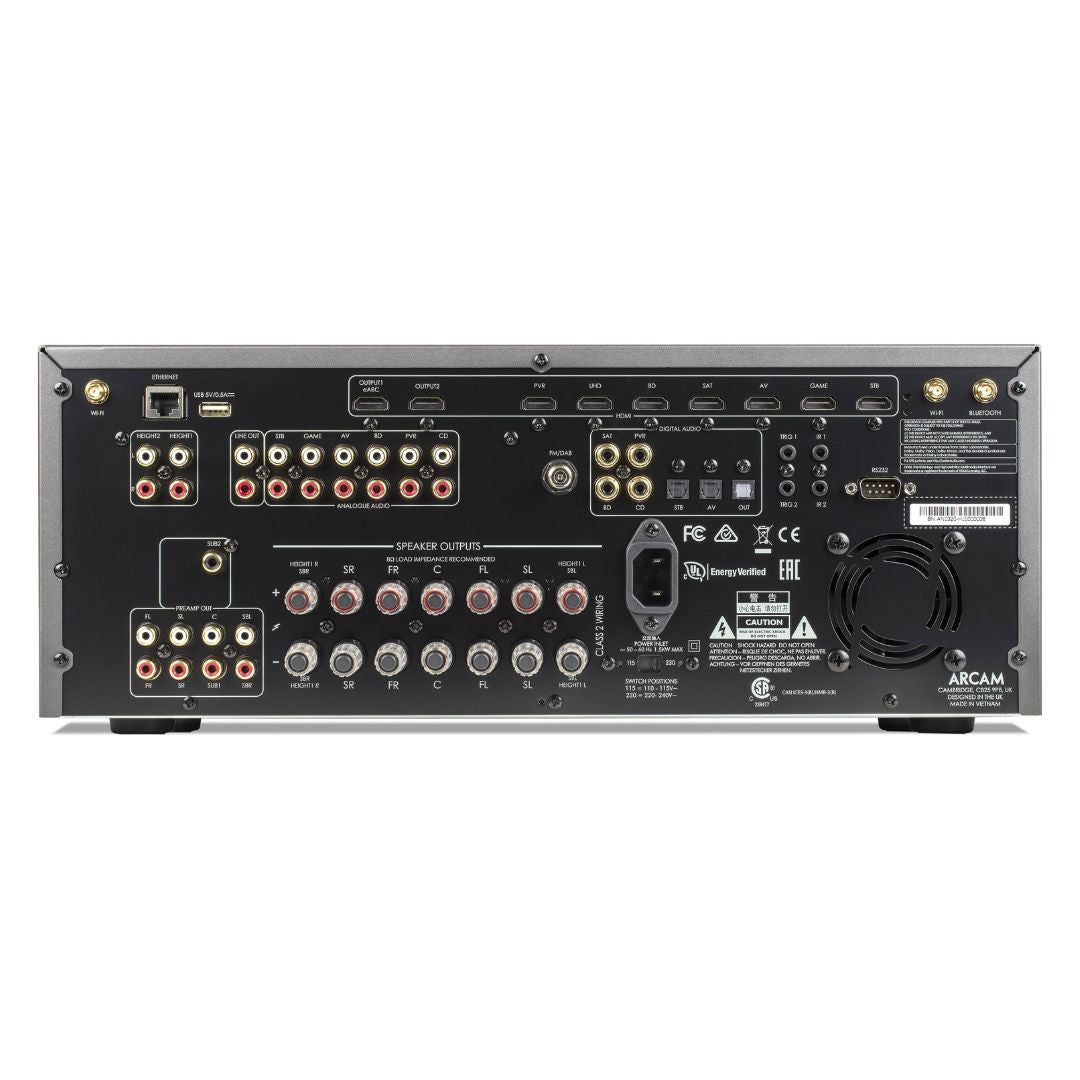 Arcam AVR5 - 7.2 Channel Class AB AV Receiver - AVStore