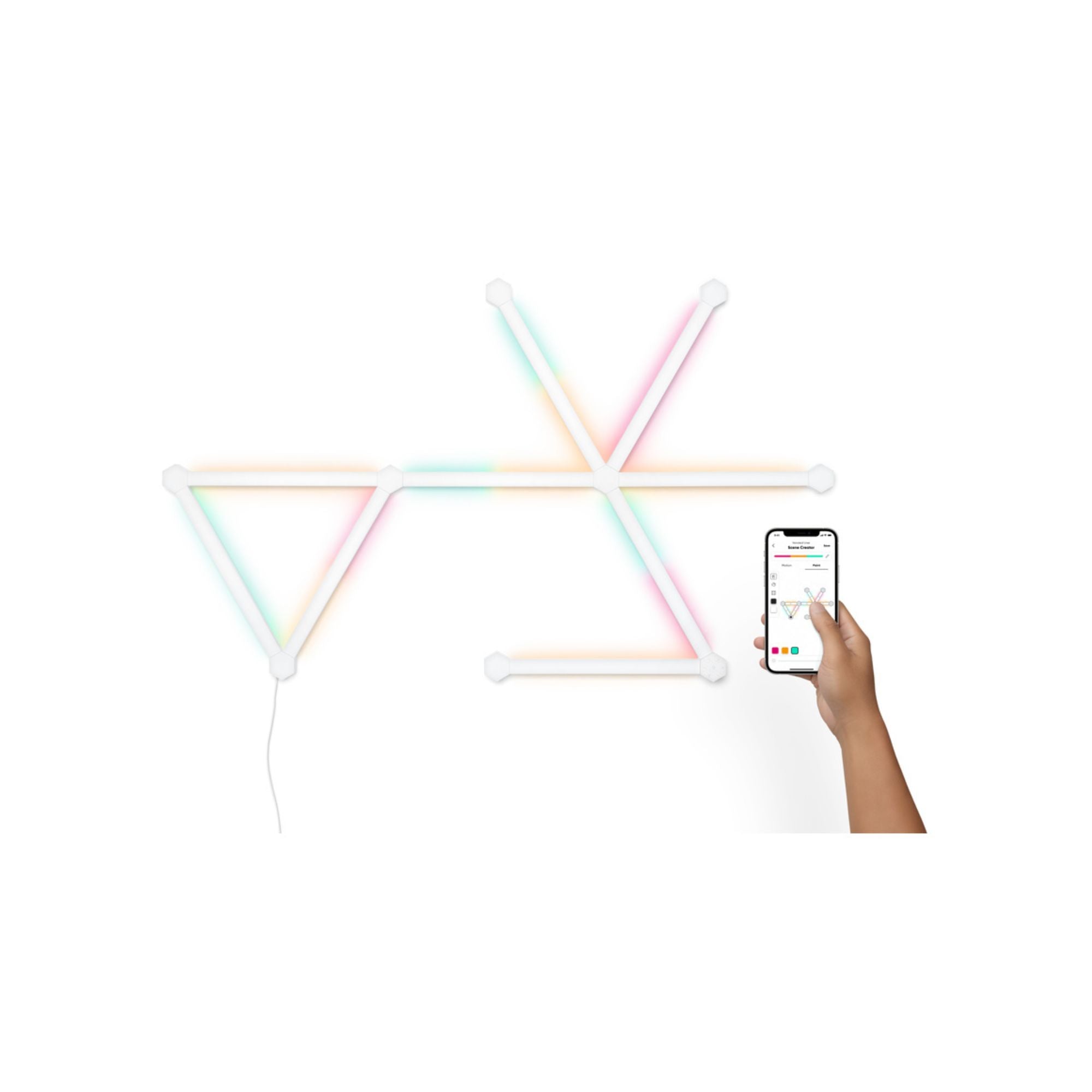 Nanoleaf Lines Smarter Kit (9 LED Light Lines), Nanoleaf, LED Panels - AVStore.in