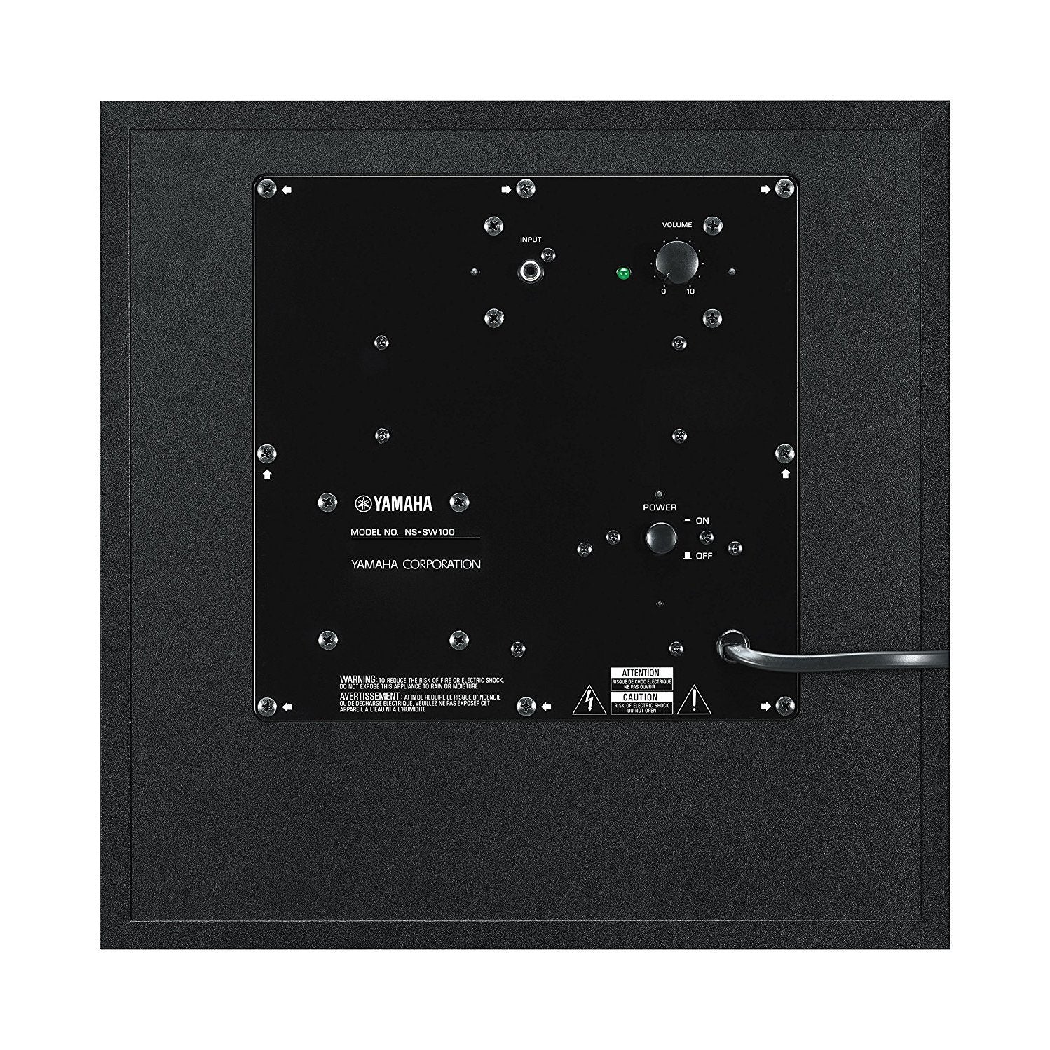 Yamaha NS-SW100 - Active Subwoofer (Black) - AVStore