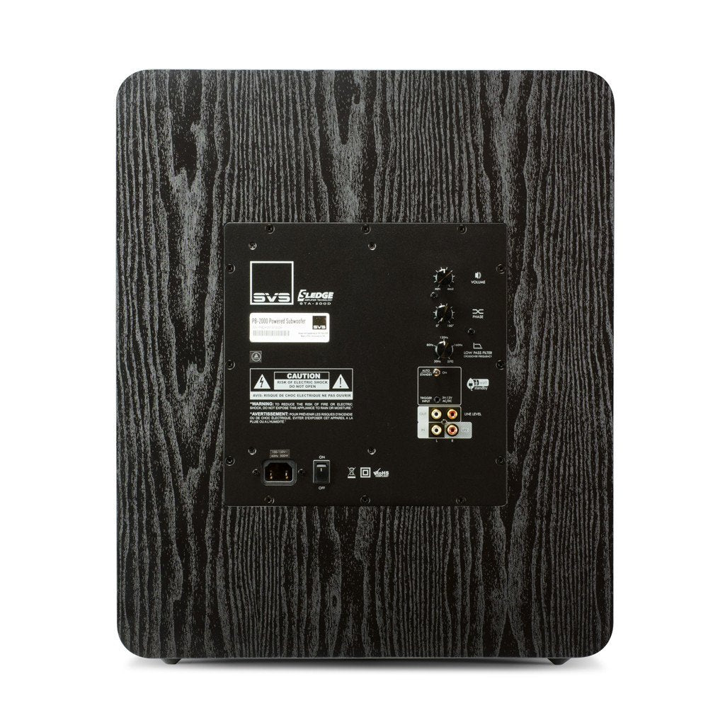 SVS Sound PB 2000 Subwoofer - Black Ash - AVStore