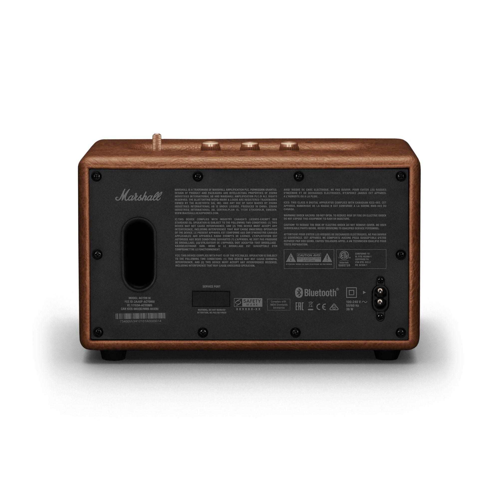 Marshall Acton III - The Small But Mighty Workhorse Re-Engineered With a Wider Soundstage, Marshall, Bluetooth Speaker - AVStore.in