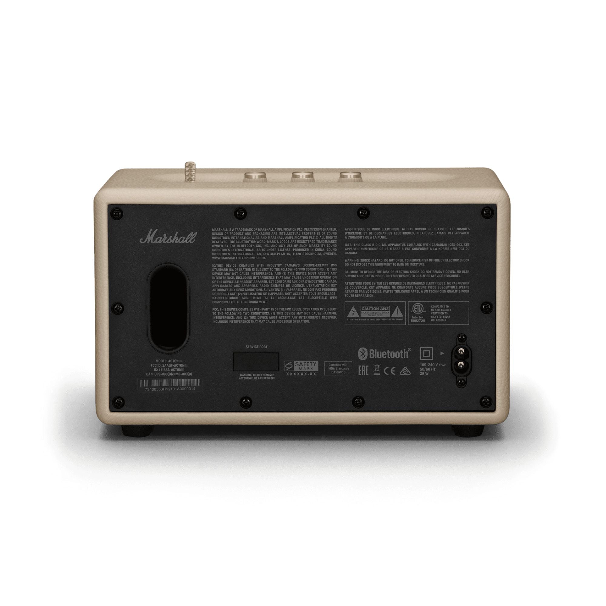 Marshall Acton III - The Small But Mighty Workhorse Re-Engineered With a Wider Soundstage, Marshall, Bluetooth Speaker - AVStore.in