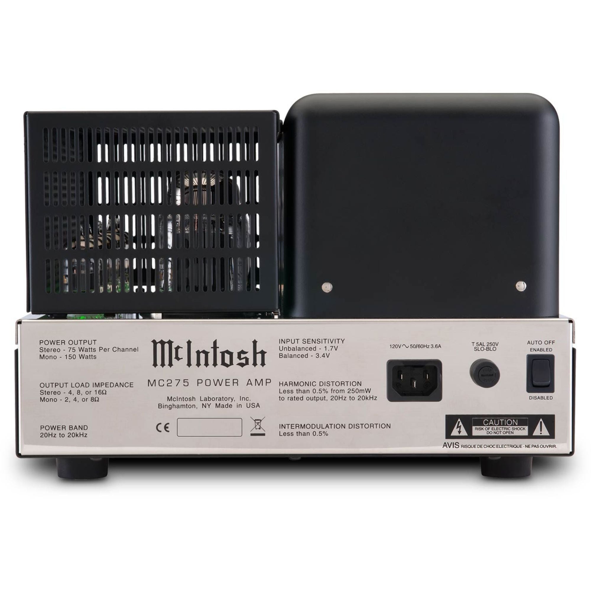 McIntosh Labs MC275 - 2-Channel Vacuum Tube Power Amplifier - AVStore