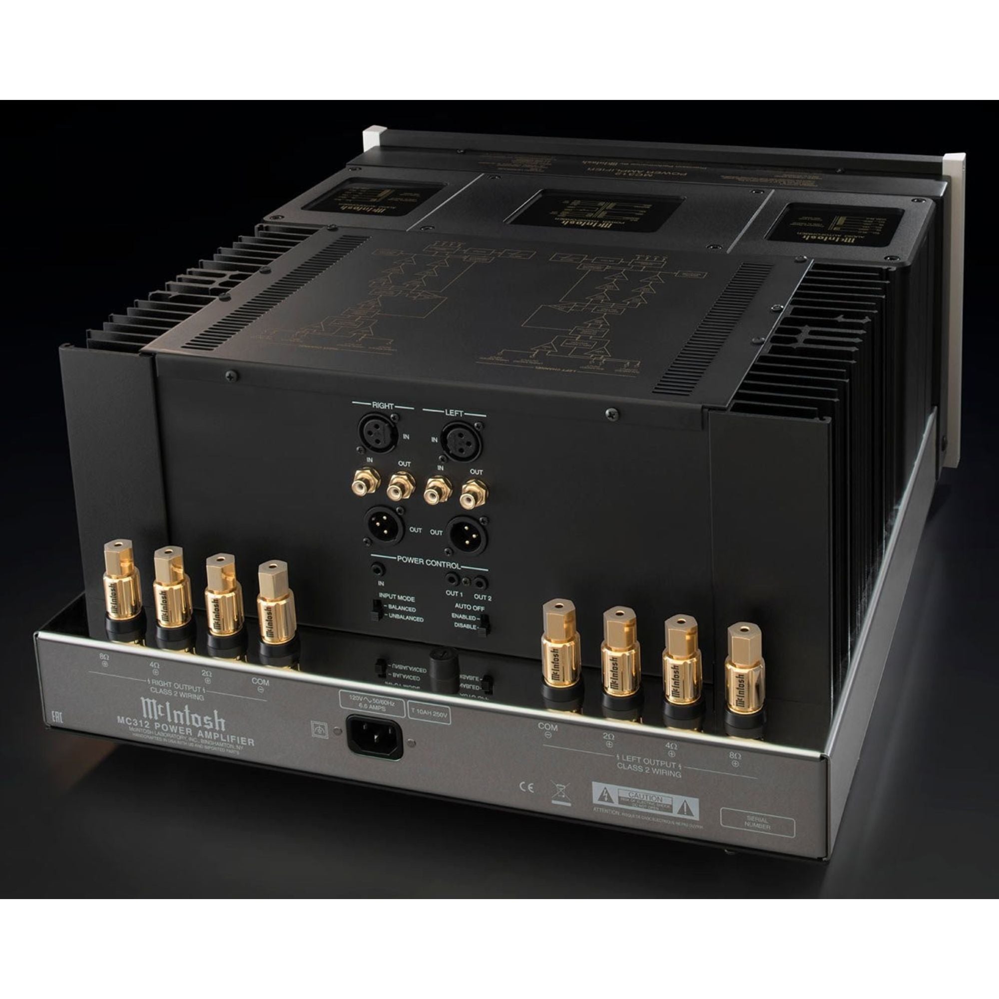 McIntosh Labs MC312 - 2 Channel Solid State Power Amplifier - AVStore