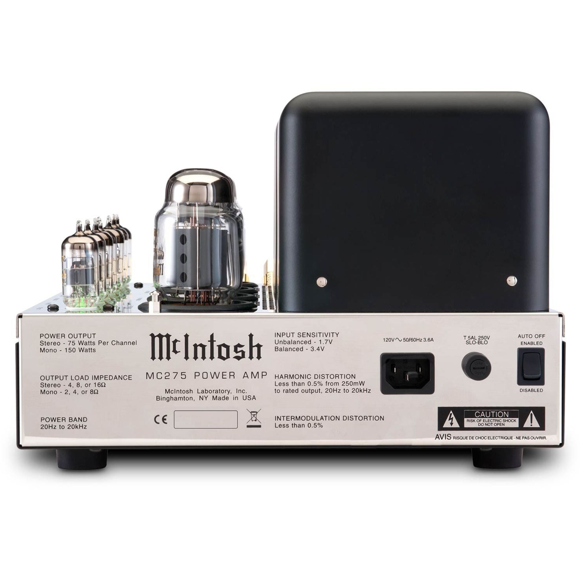 McIntosh Labs MC275 - 2-Channel Vacuum Tube Power Amplifier - AVStore