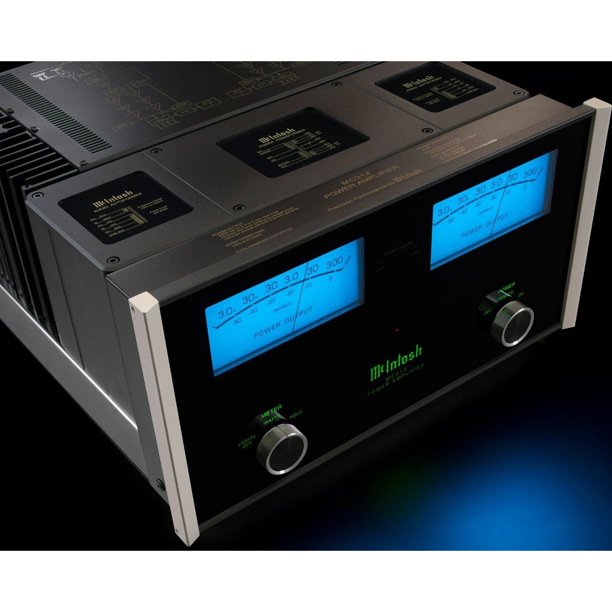 McIntosh Labs MC312 - 2 Channel Solid State Power Amplifier - AVStore