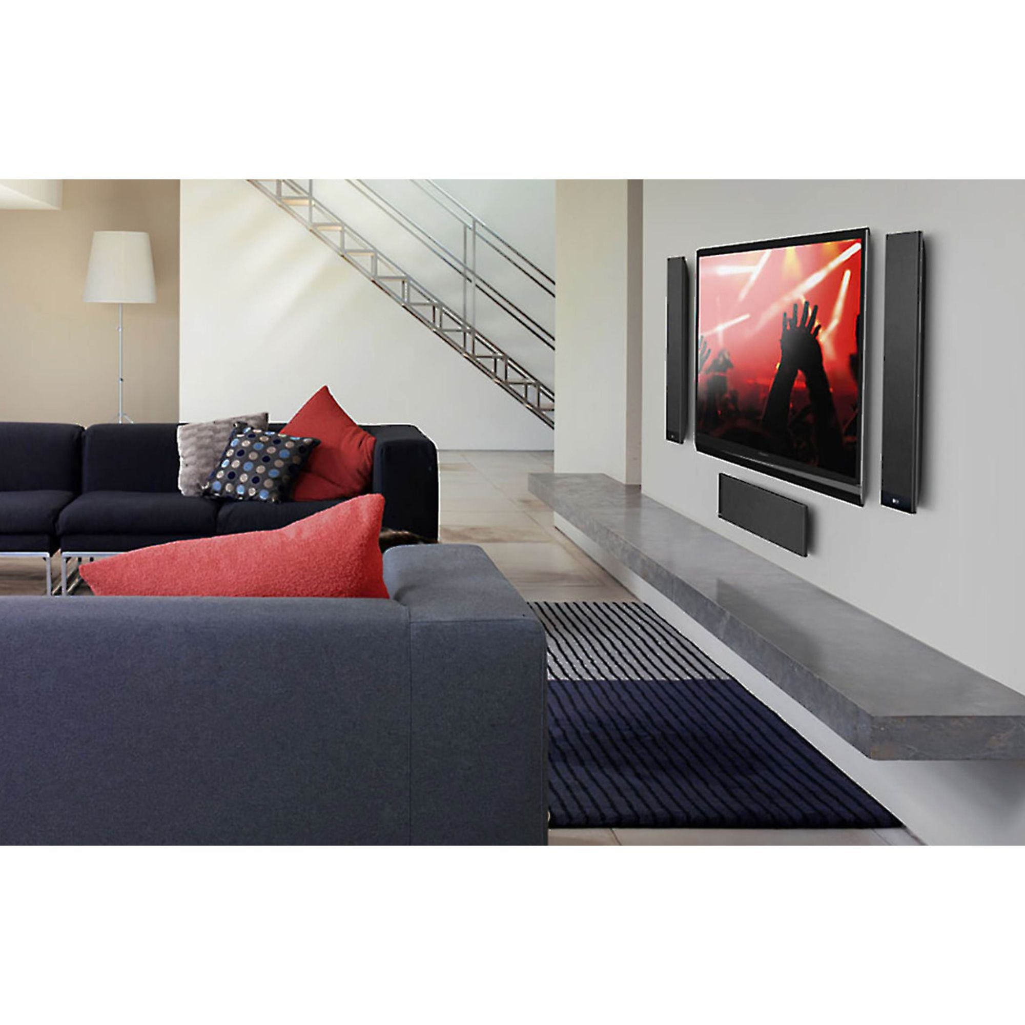 KEF T301 - Ultra-thin wall-Mountable Home Theater Speaker, KEF, Satellite Speaker - AVStore.in