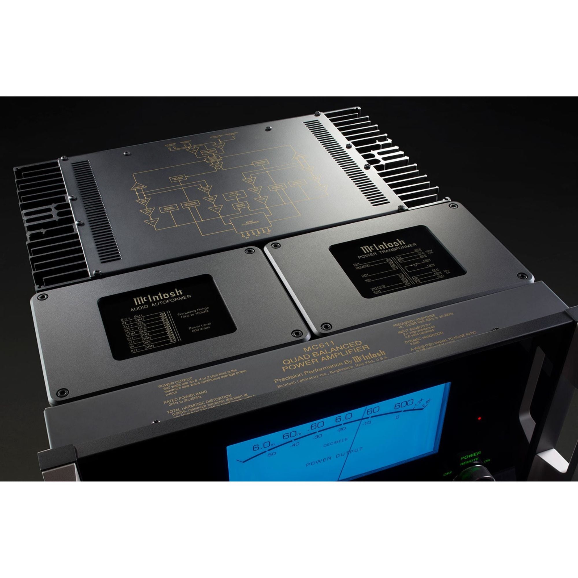 McIntosh Labs MC611 - 1 Channel Solid State Power Amplifier - AVStore