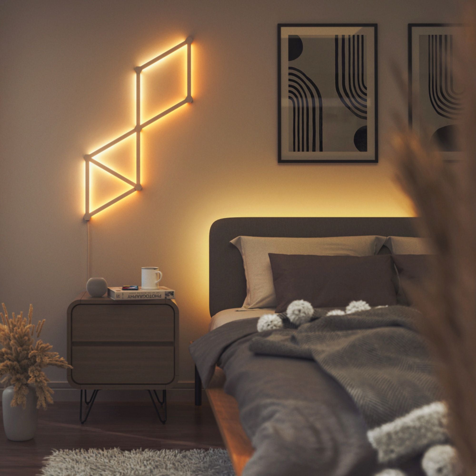 Nanoleaf Lines Smarter Kit (9 LED Light Lines), Nanoleaf, LED Panels - AVStore.in
