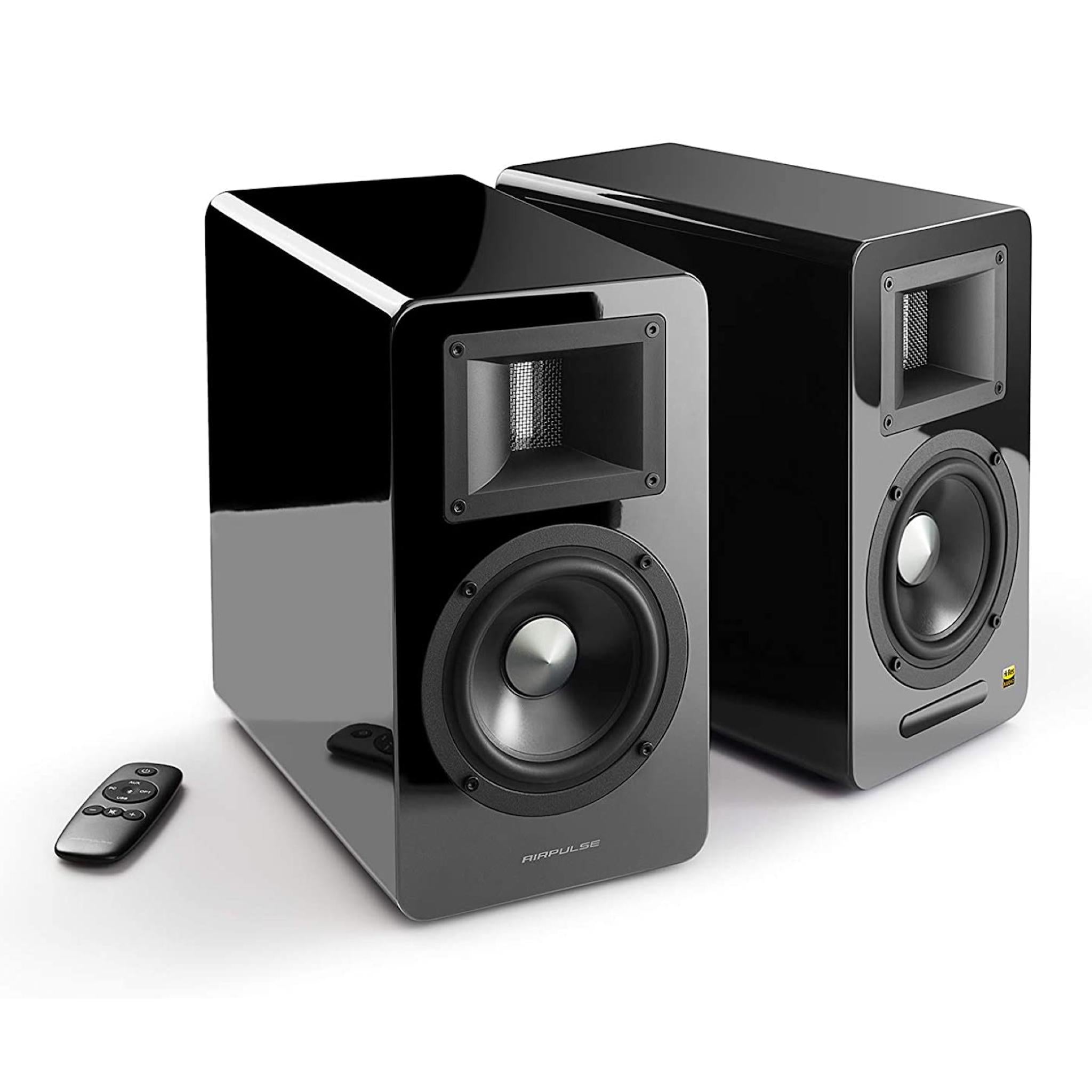 Airpulse A100 - Active Bookshelf Speaker - Pair - AVStore