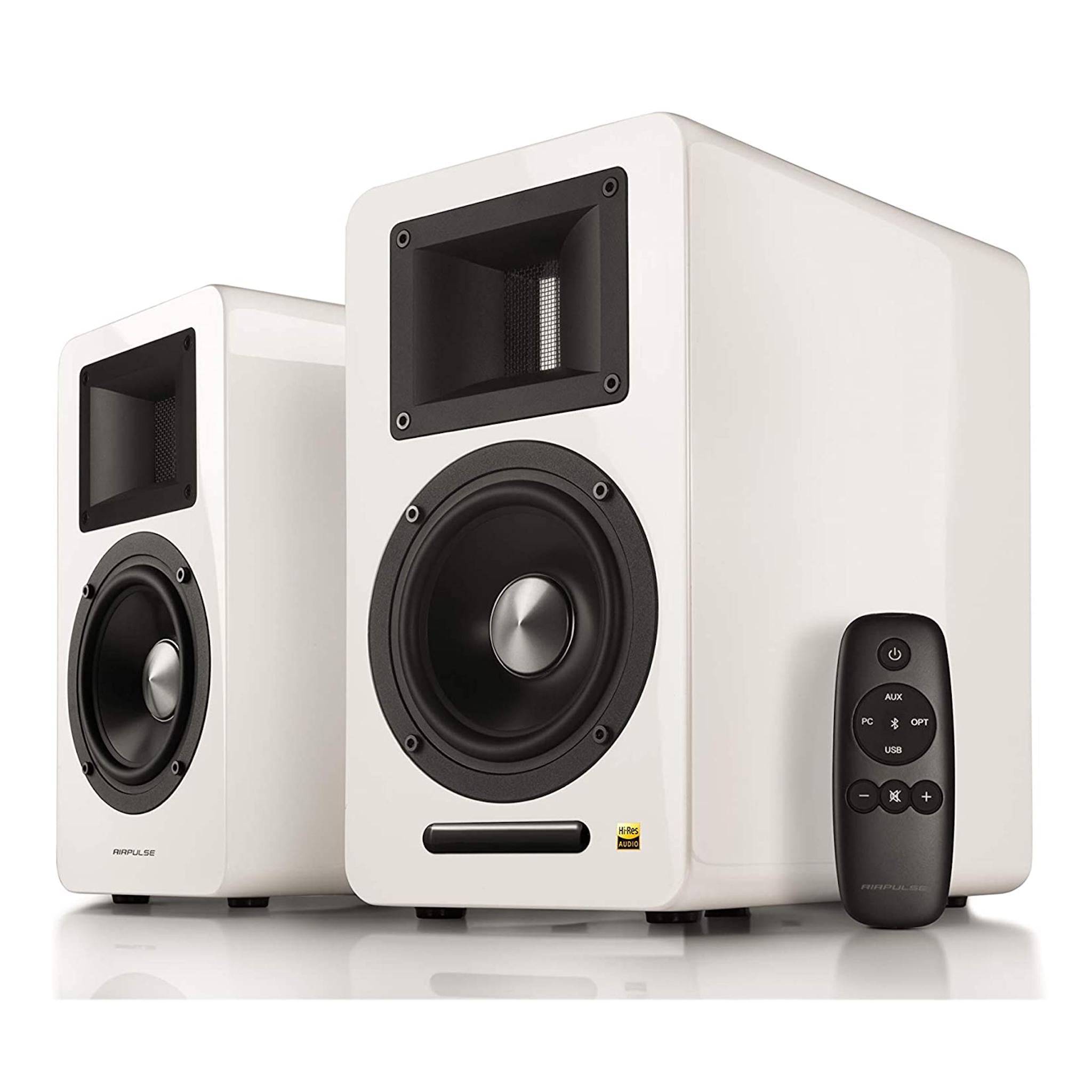 Airpulse A100 - Active Bookshelf Speaker - Pair - AVStore