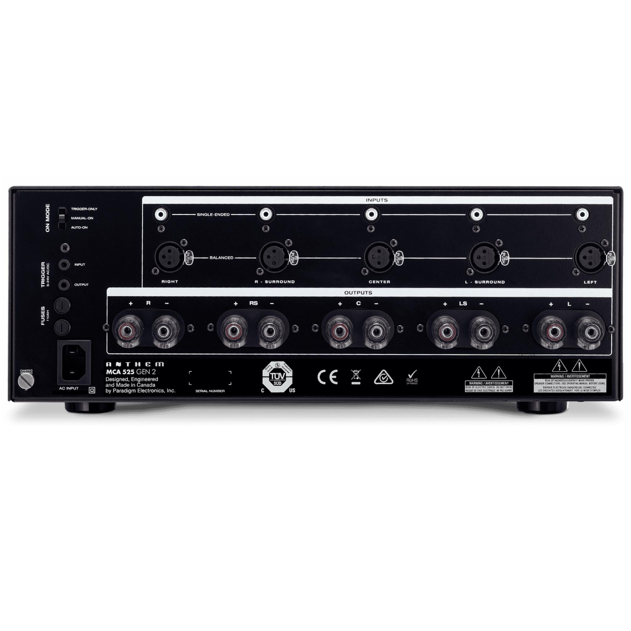 Anthem AV MCA 525 GEN 2 - Power Amplifier - AVStore