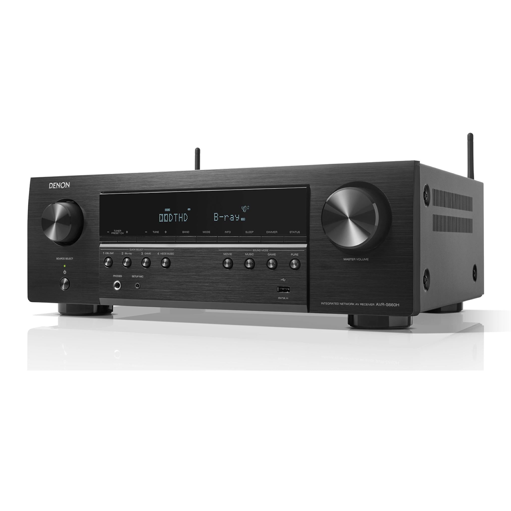 Denon AVR-S660H - 5.2 Channel 8K AV Receiver - AVStore