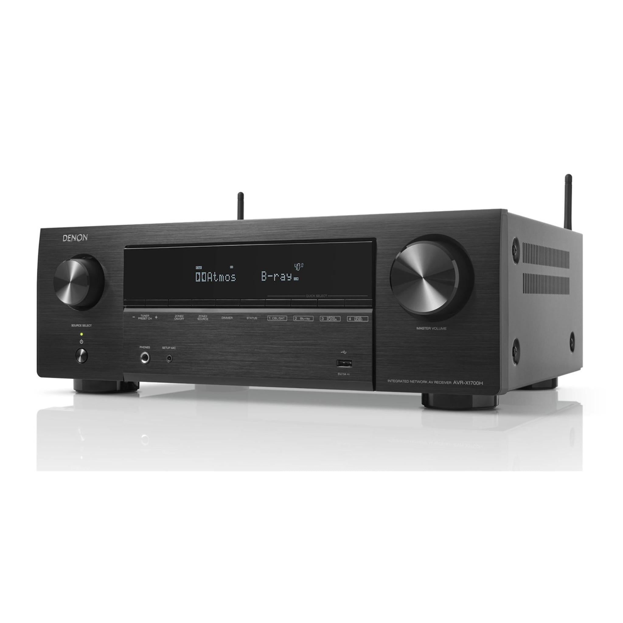 Denon AVR-X1700H - 7.2 Channel AV Receiver - AVStore
