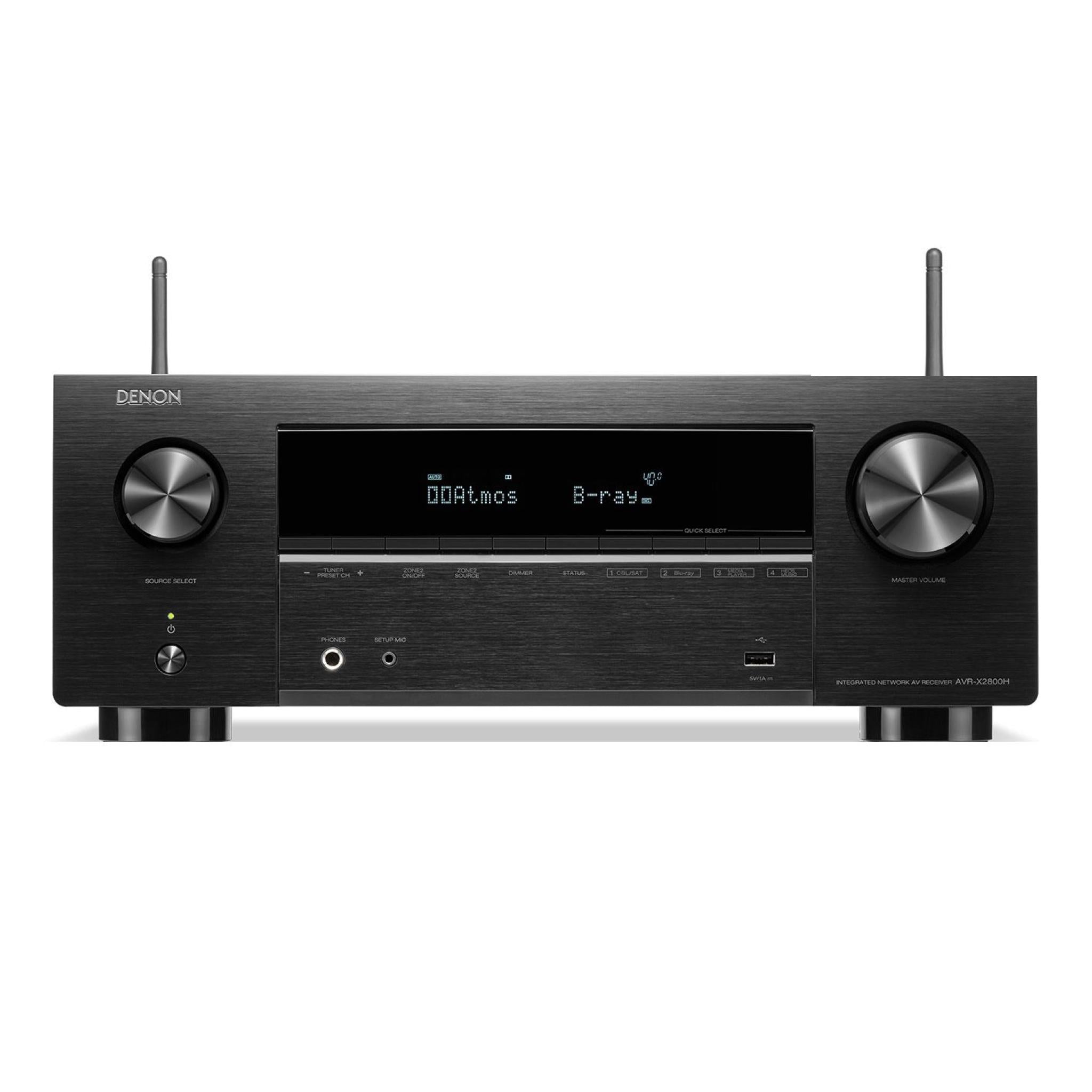 Denon AVR-X2800H - 7.2 Channel 8K AV Receiver, Denon, AV Receiver - AVStore.in